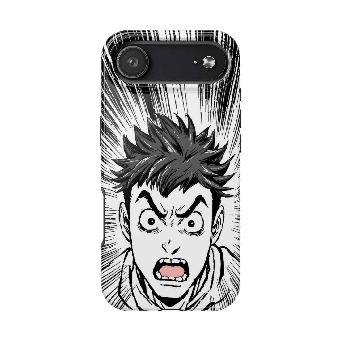 Intense Graphic Phone Case - Tough Design for Anime Fans