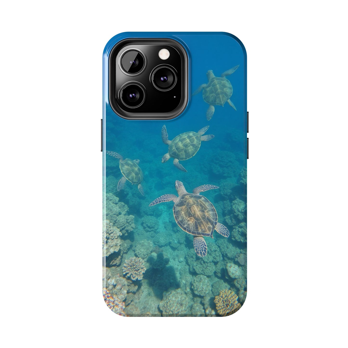 Ocean Turtle Tough Phone Cases - Durable Protection with Marine Art