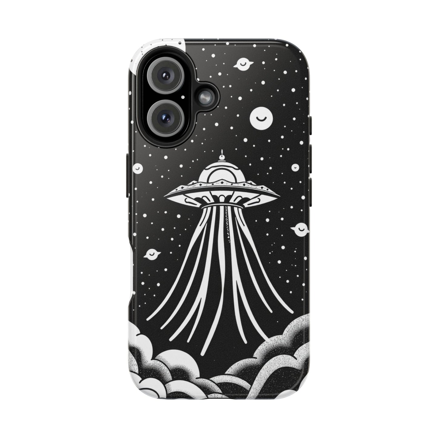 Galaxy UFO Tough Phone Case - Durable Protection with Unique Space Design