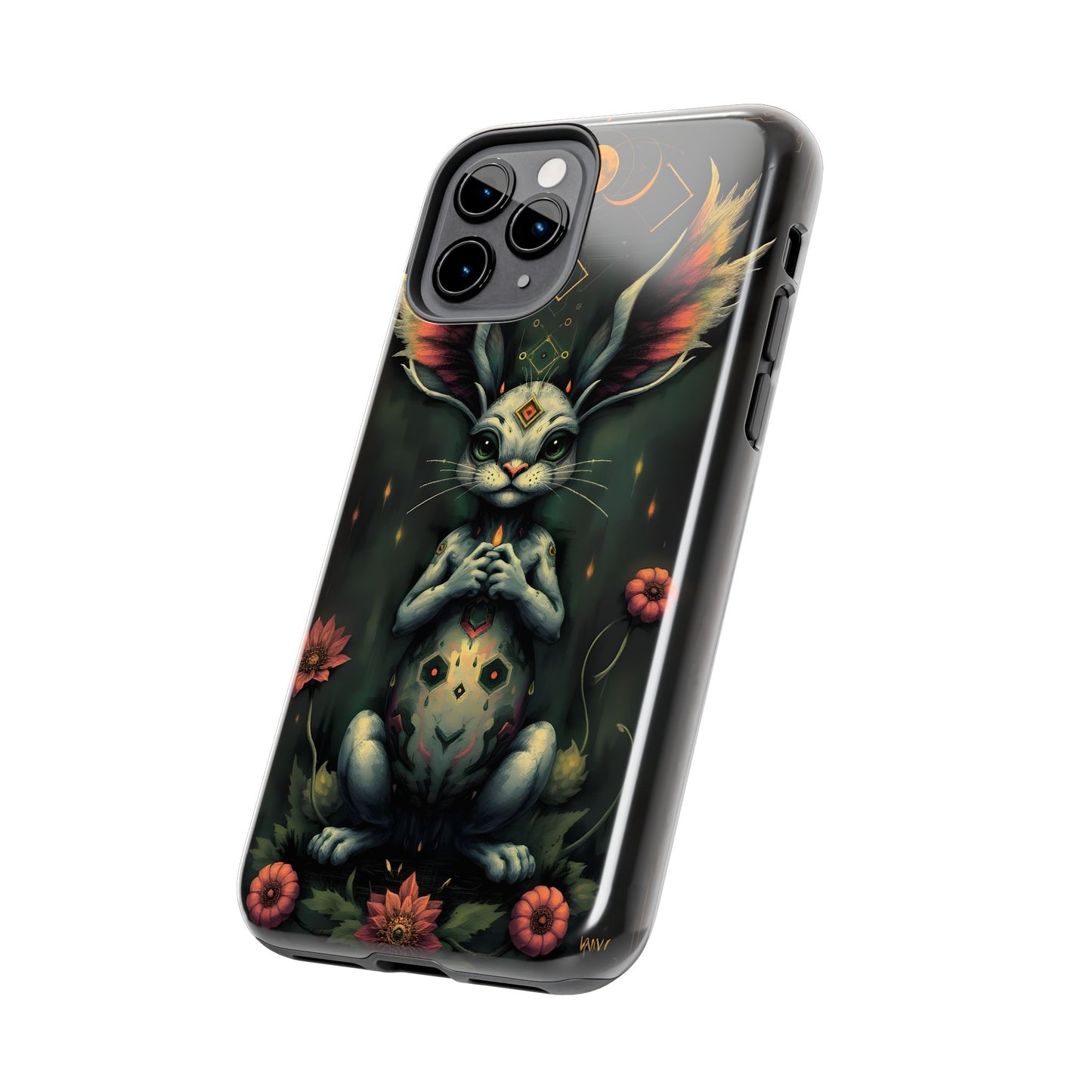 Artistic Rabbit Phone Cases - Unique and Durable Design of Mystical Bunny - for iPhone