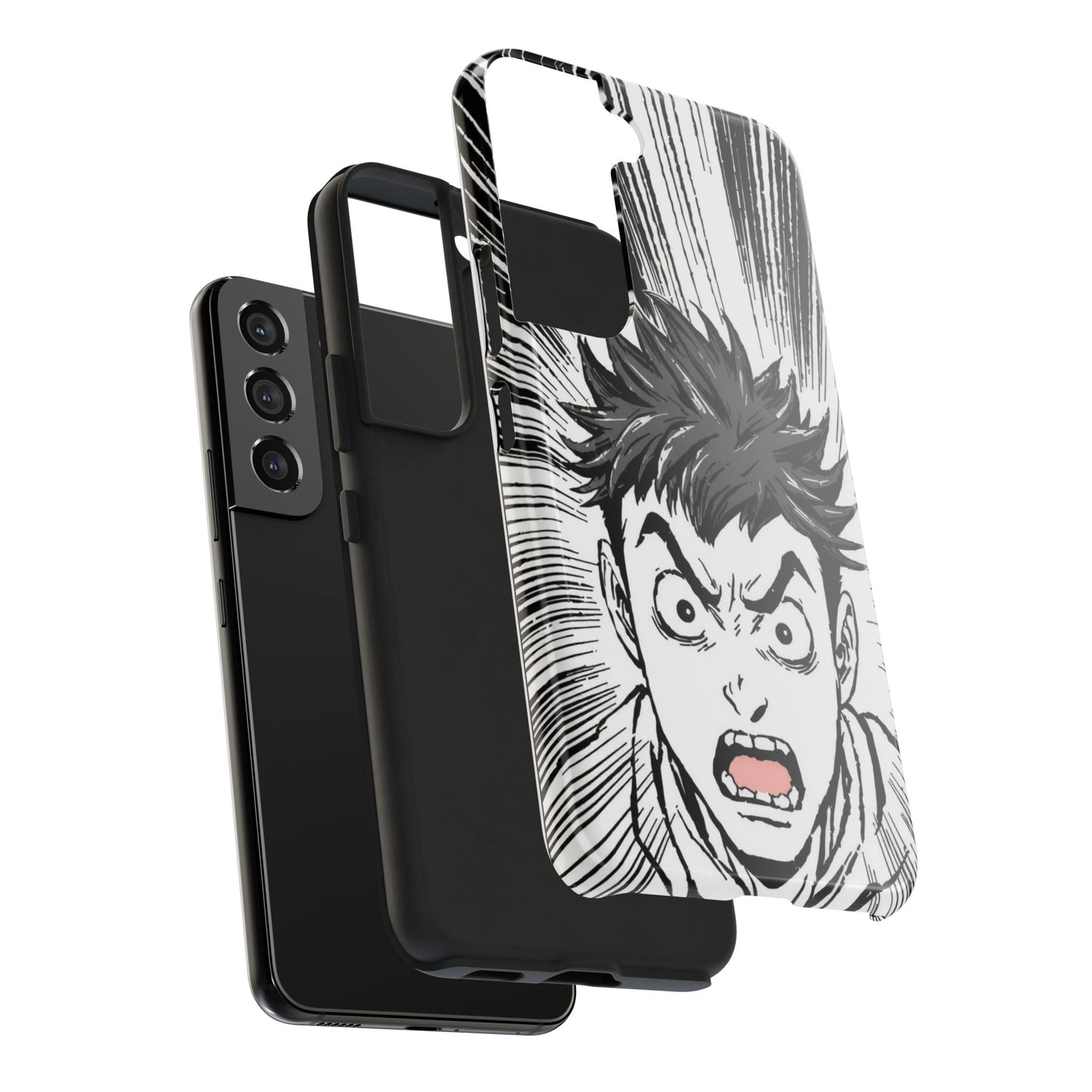 Intense Graphic Phone Case - Tough Design for Anime Fans