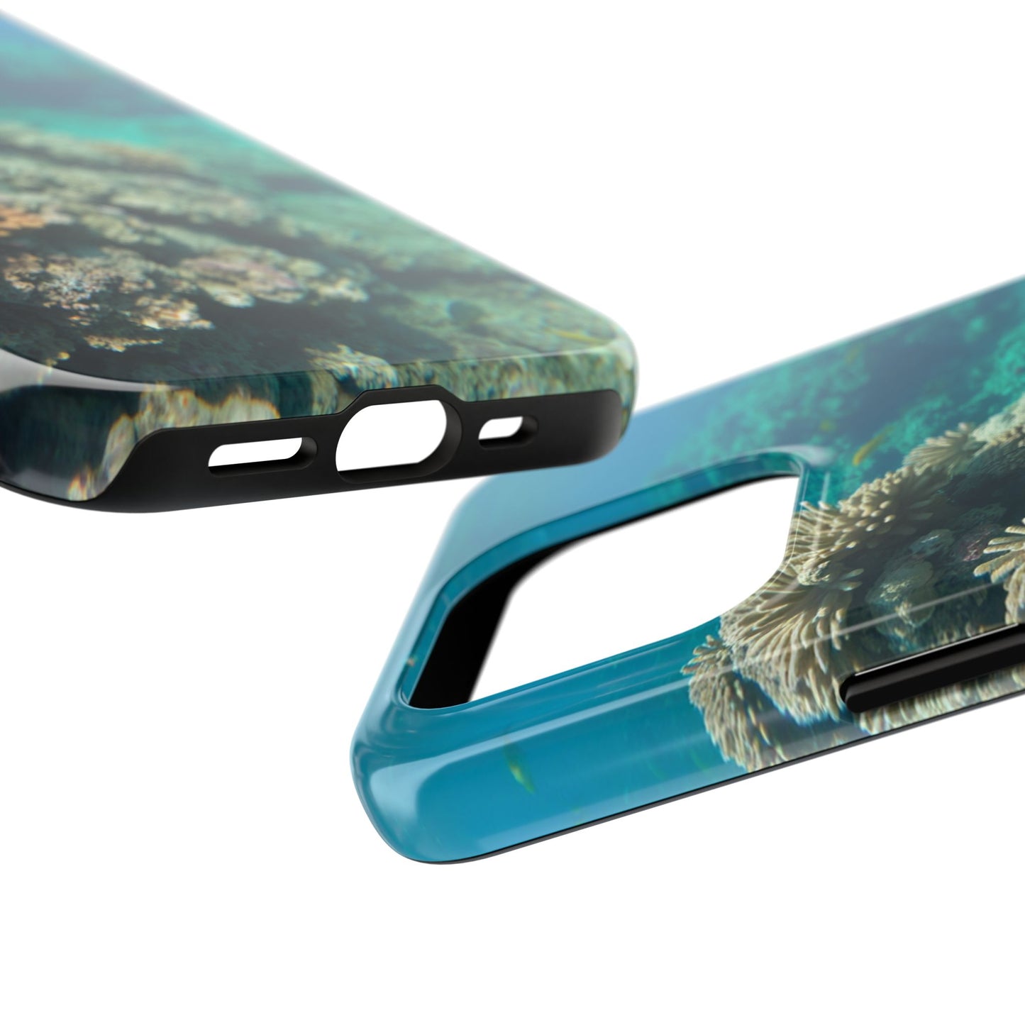 Coral Reef Tough Phone Case - Ocean Vibes Protection for Adventure Lovers