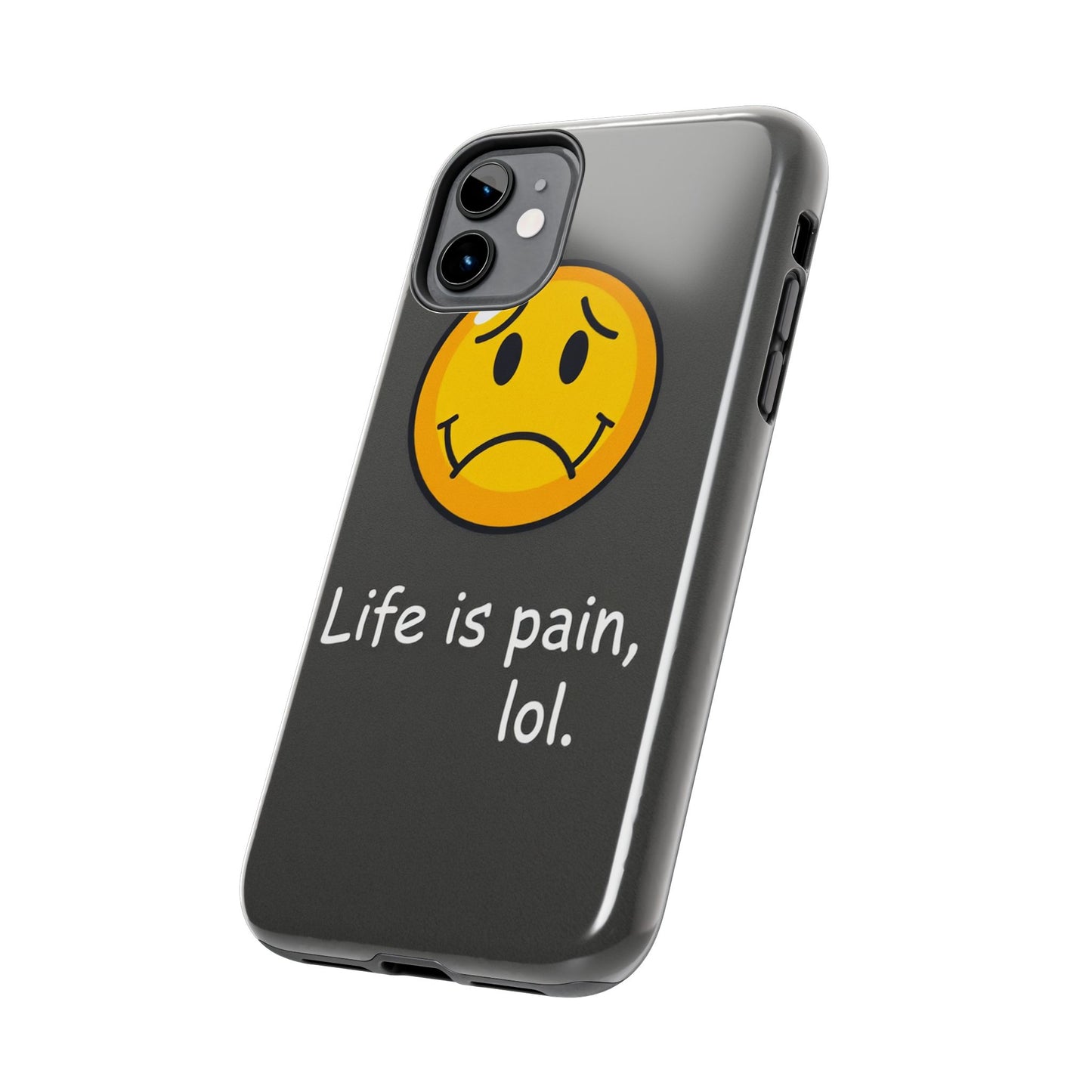 Life is Pain Tough Phone Case - Trendy Design for Smartphone Protection