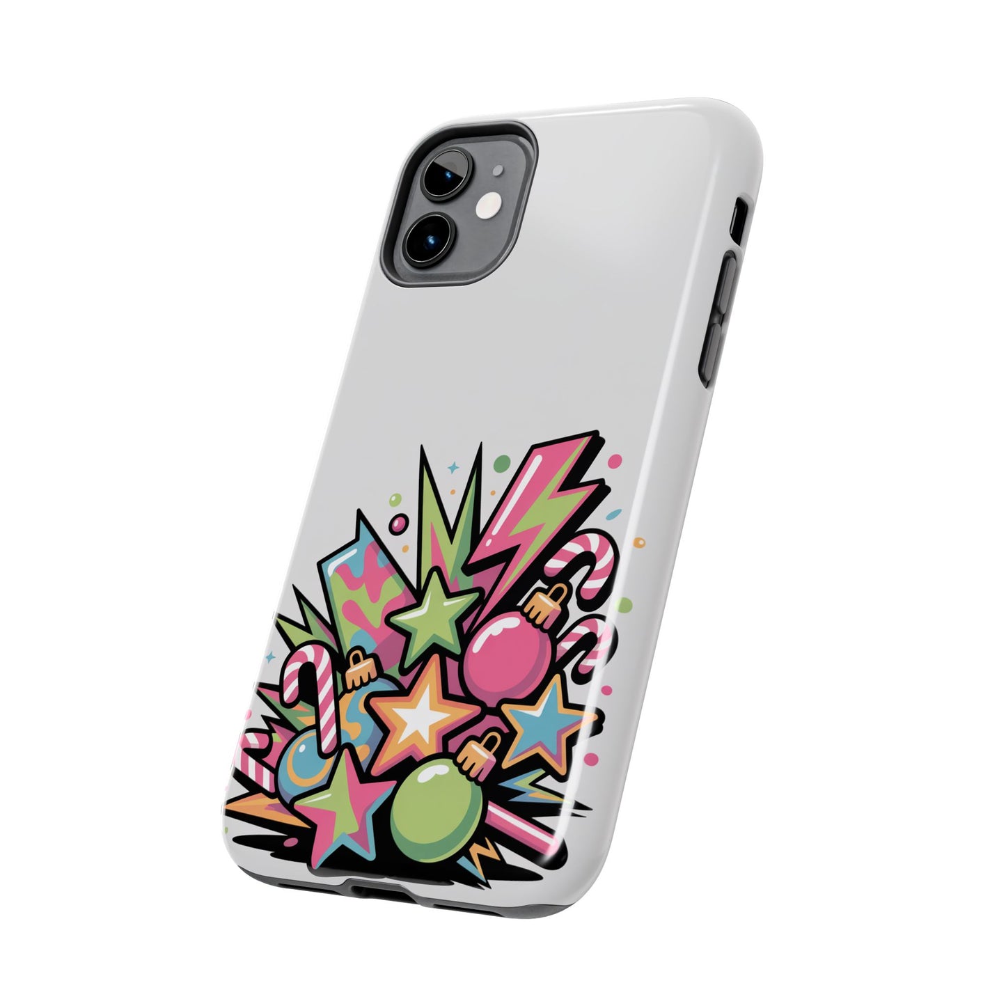 Colorful Explosion Retro Christmas Tough Phone Case