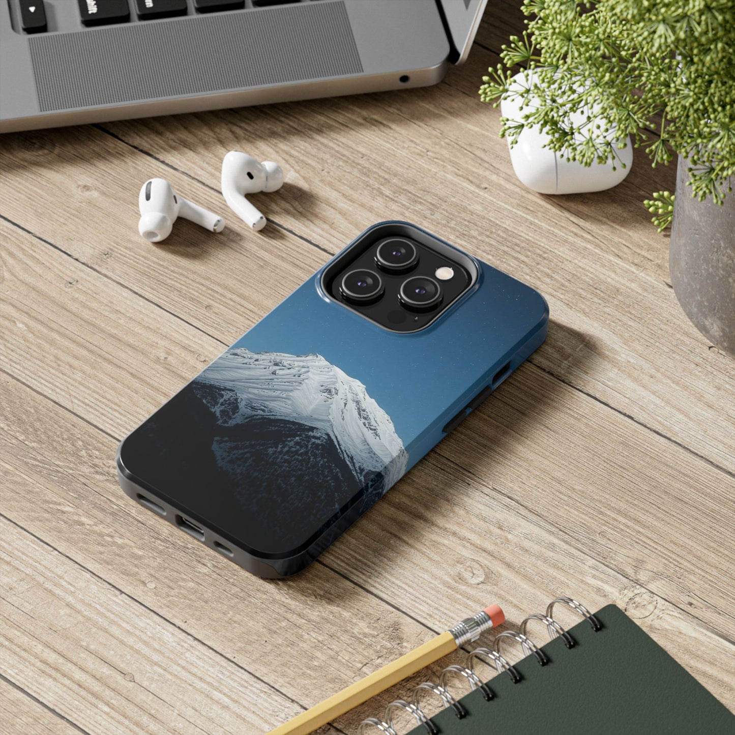 Mountain Landscape Tough Phone Case - Durable Protection for Outdoor Enthusiasts