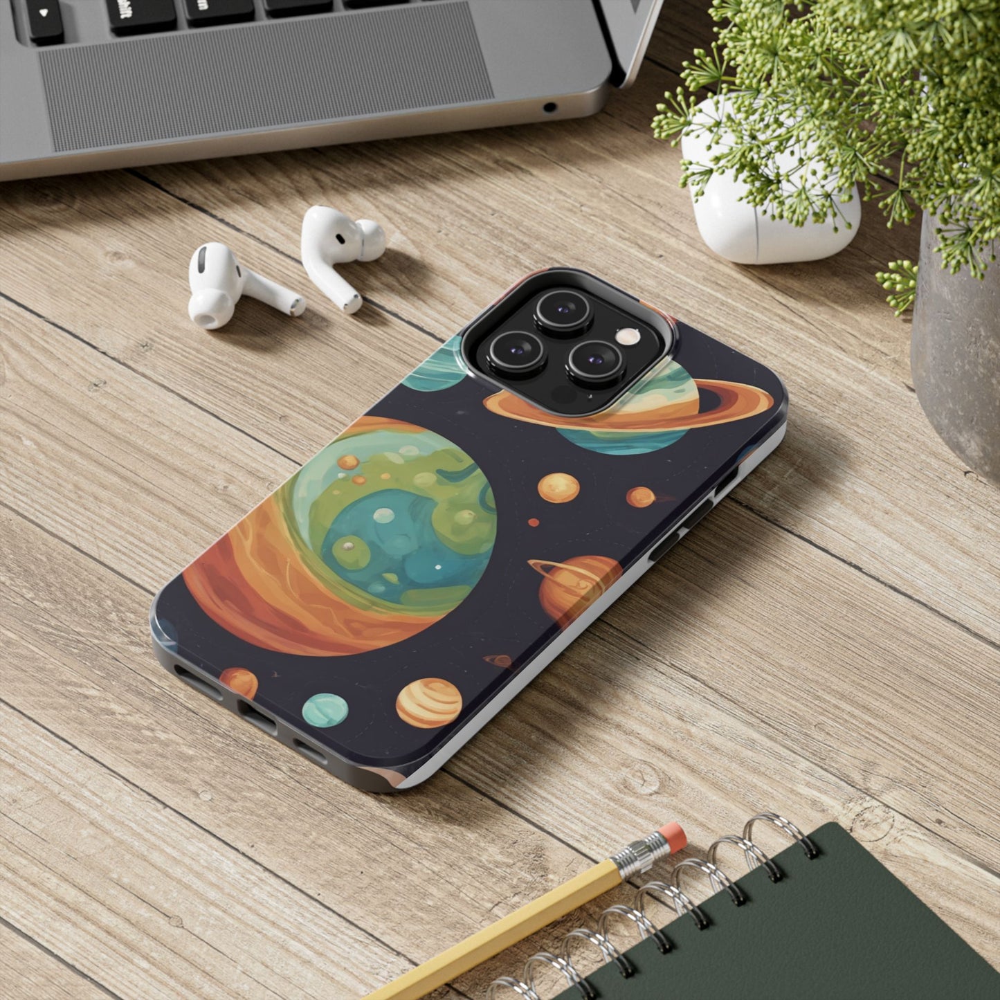 Cosmic Planet Phone Case - Durable Tough Protector for Space Lovers - for iPhone