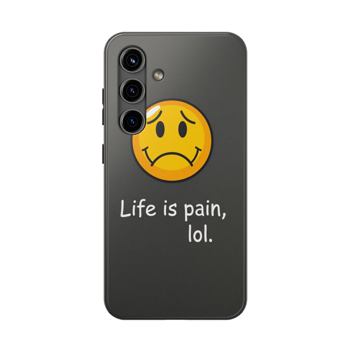 Life is Pain Tough Phone Case - Trendy Design for Smartphone Protection