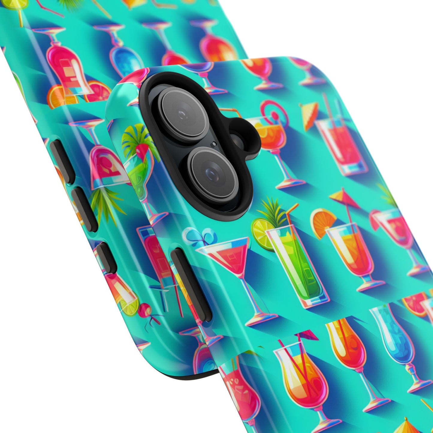 Cocktail Party Phone Case - Fun & Colorful Design for Summer Vibes - for iPhone