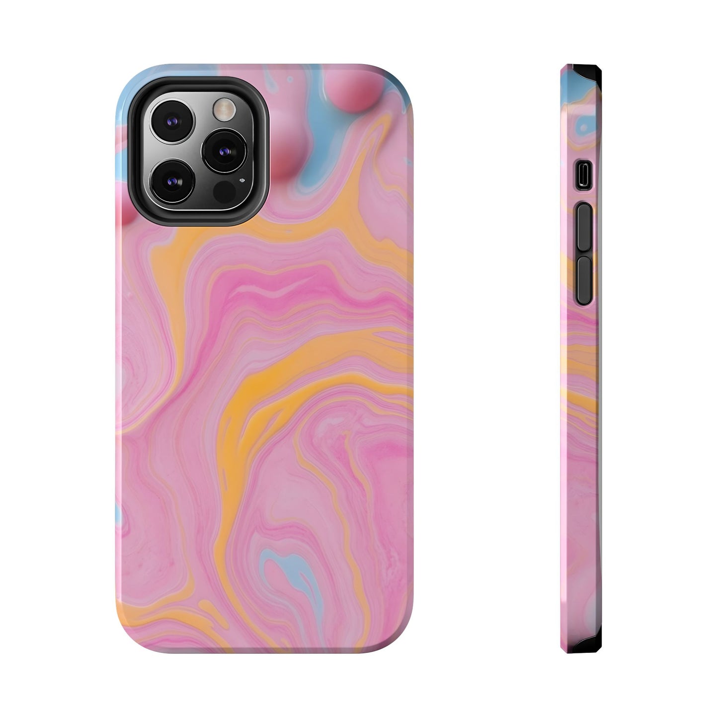 Liquid Candy Abstract Tough Phone Case - Durable Protection with Artistic Design - for iPhone