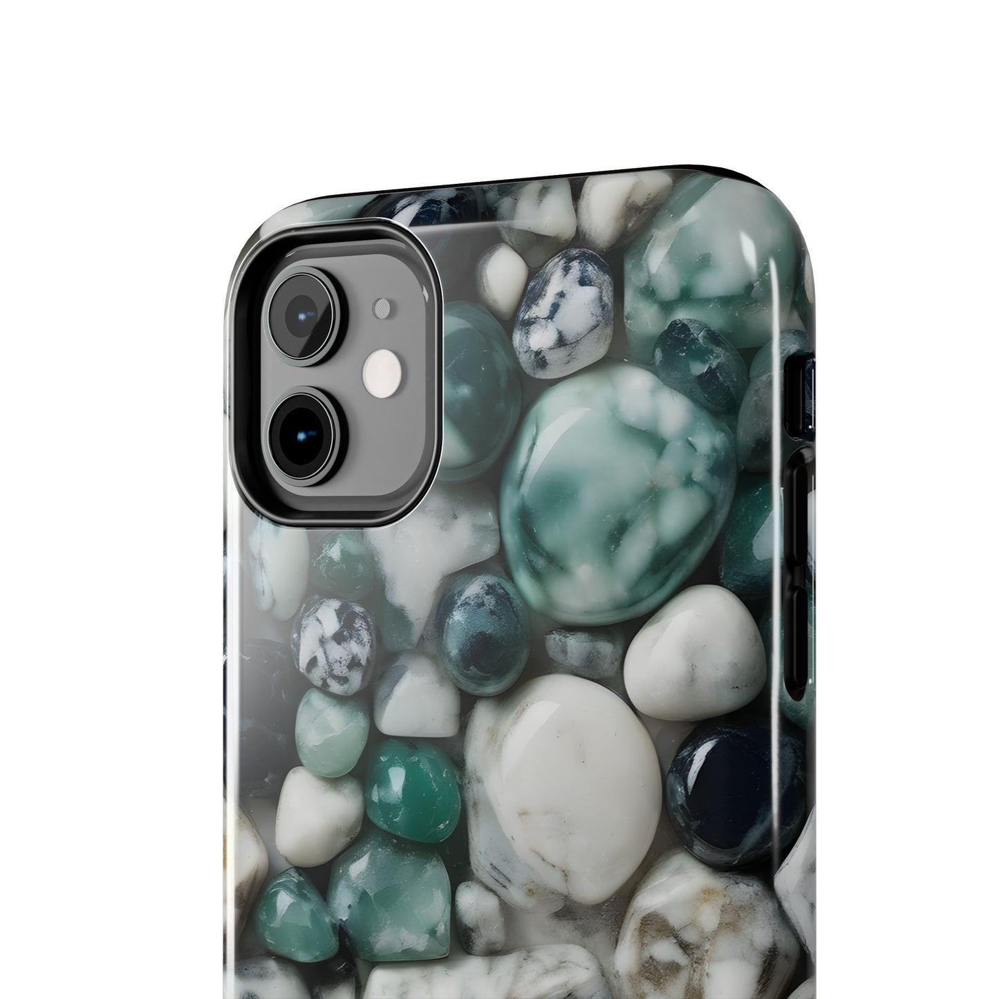 Small Rocks Pattern Tough Phone Case - Stylish & Durable Protection - for iPhone