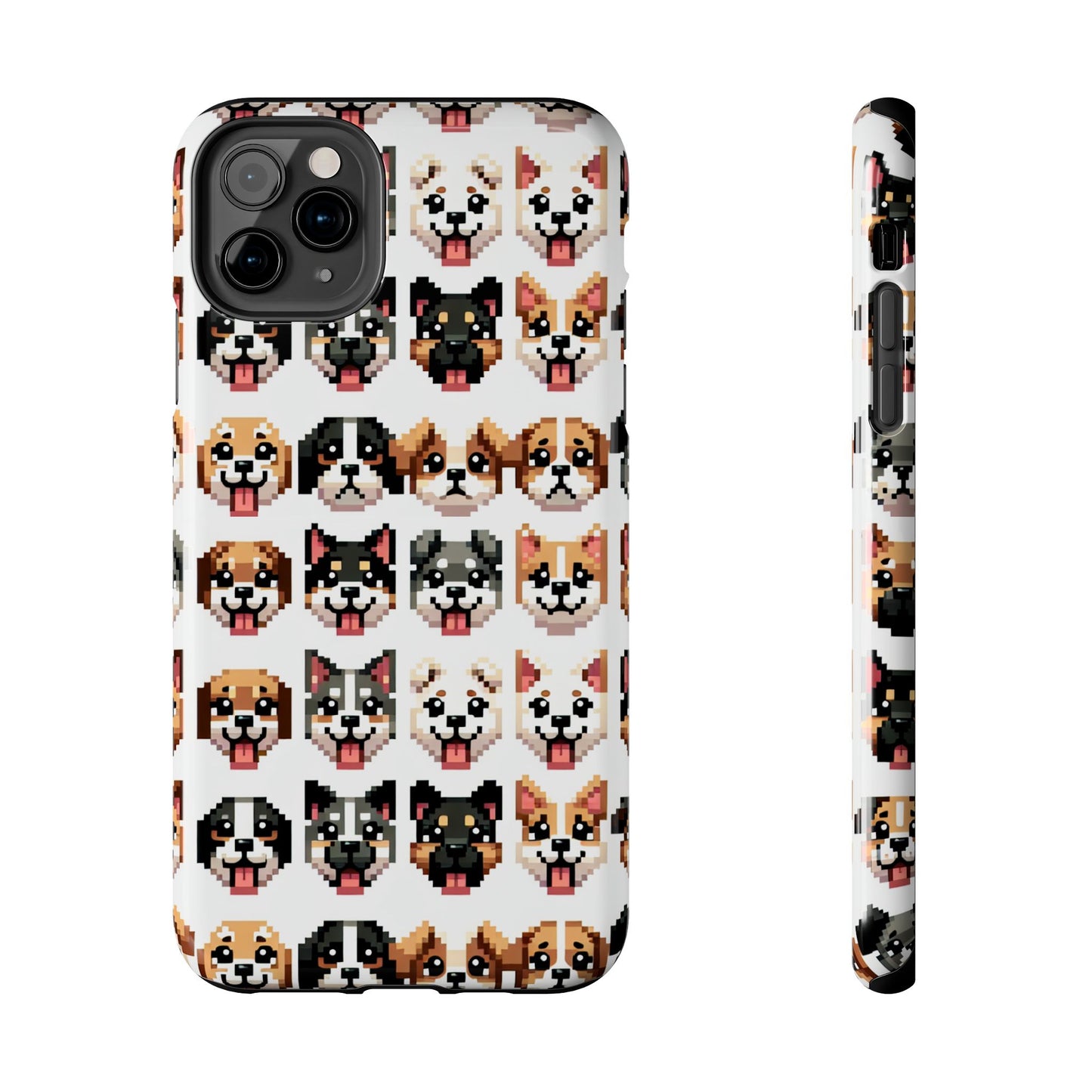 Pixelated Dog Breed Tough Phone Case - Cute, Durable Protection for Pet Lovers - for iPhone