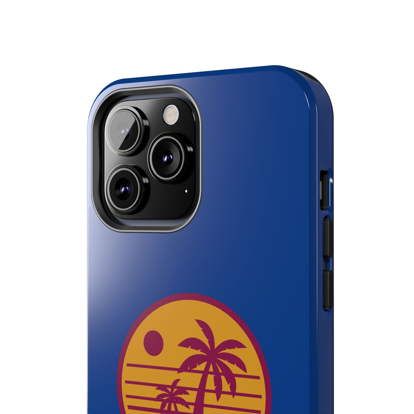 Retro Sunset Tough Phone Case - Vibrant Beach Vibes for Summer Adventures - for iPhone