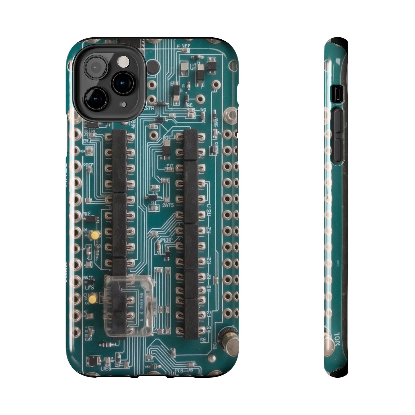 Old Circuits Design Tough Phone Case - for iPhone