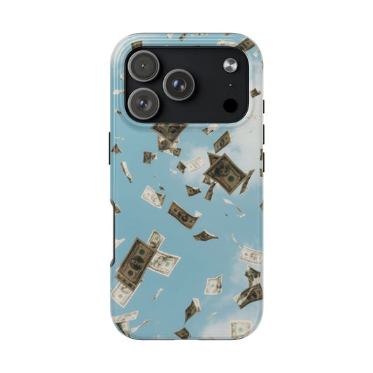Cinematic Money Rain Phone Case | Tough & Stylish Accessory for Trendsetters, Gift for Birthdays, Graduations, and Celebrations