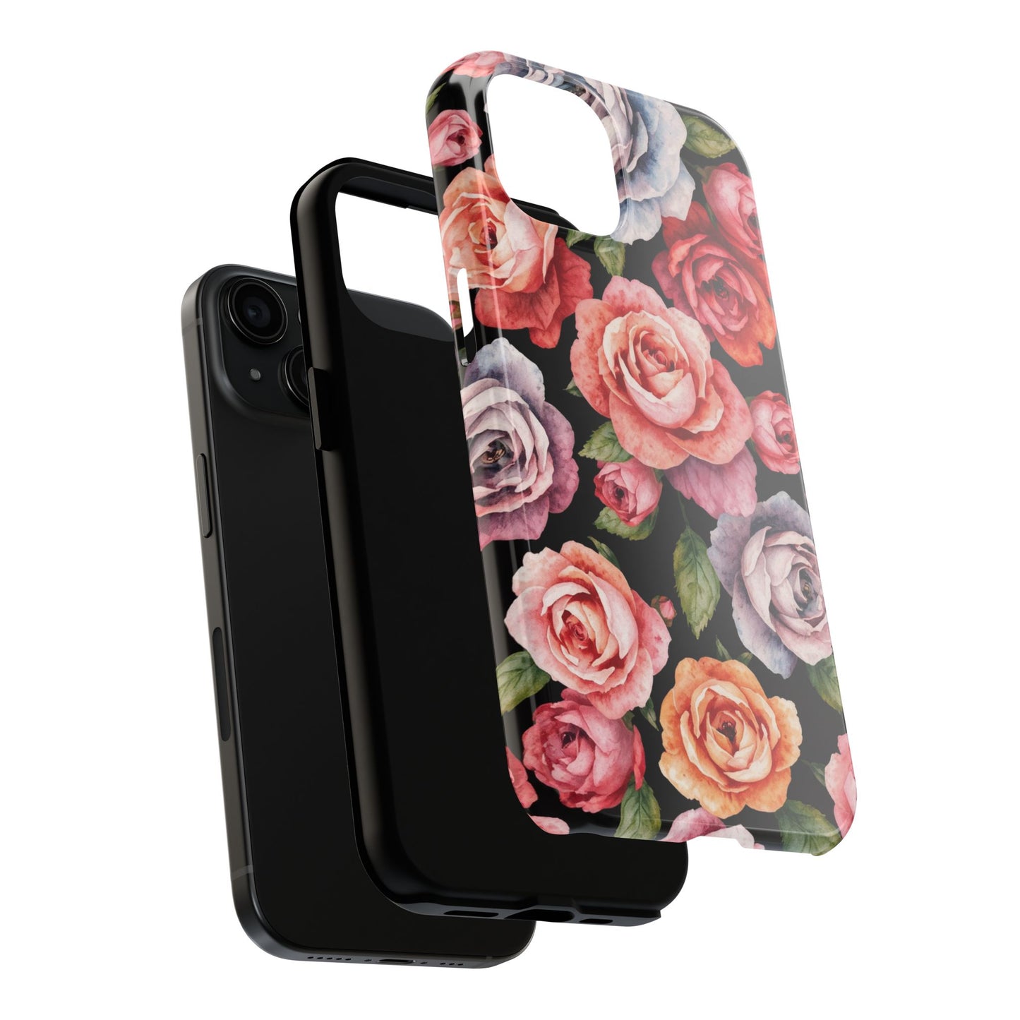 Elegant Floral Tough Phone Case - Perfect for Nature Lovers - for iPhone