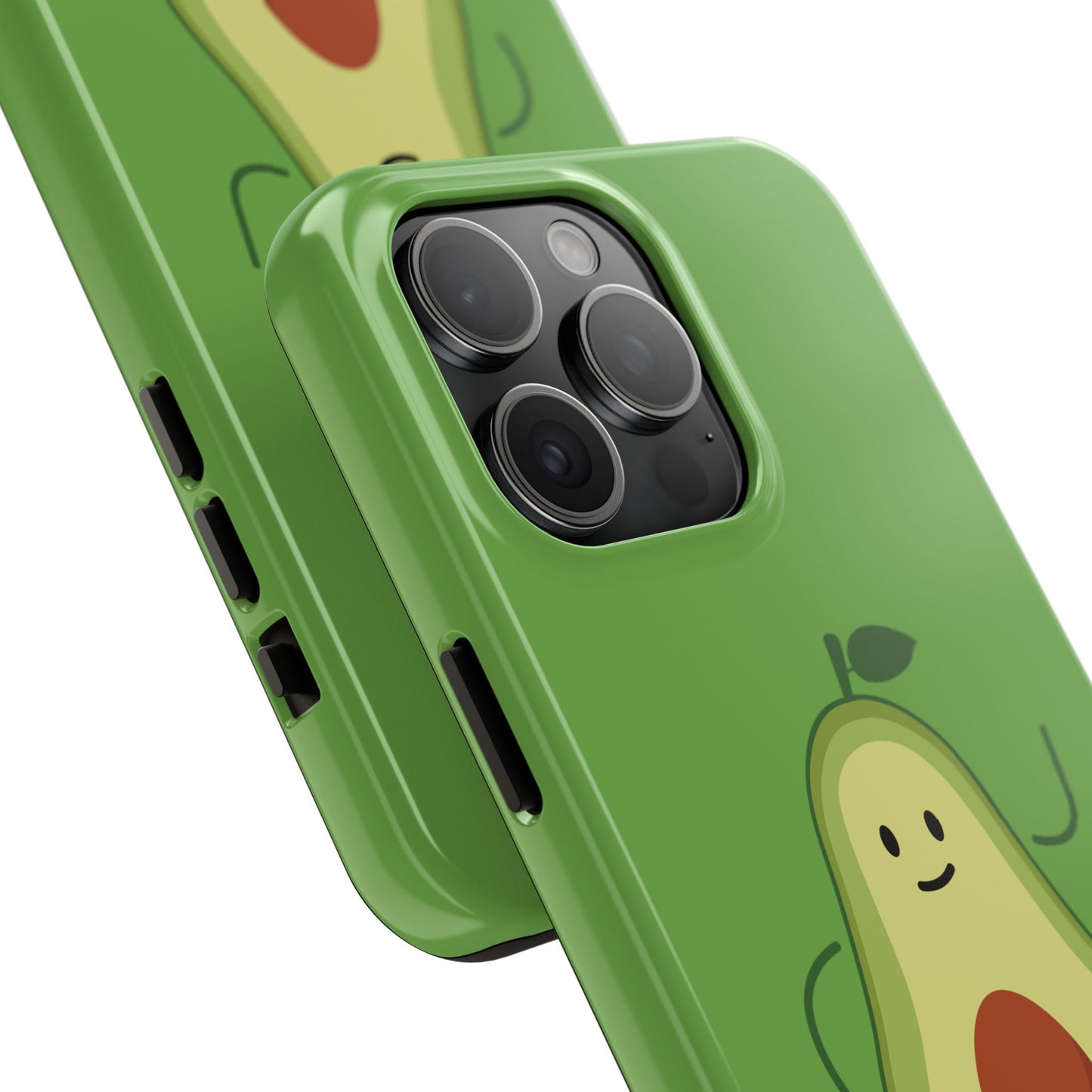 Vegan Avocado Tough Phone Case - Cute & Durable Phone Cover - for iPhone