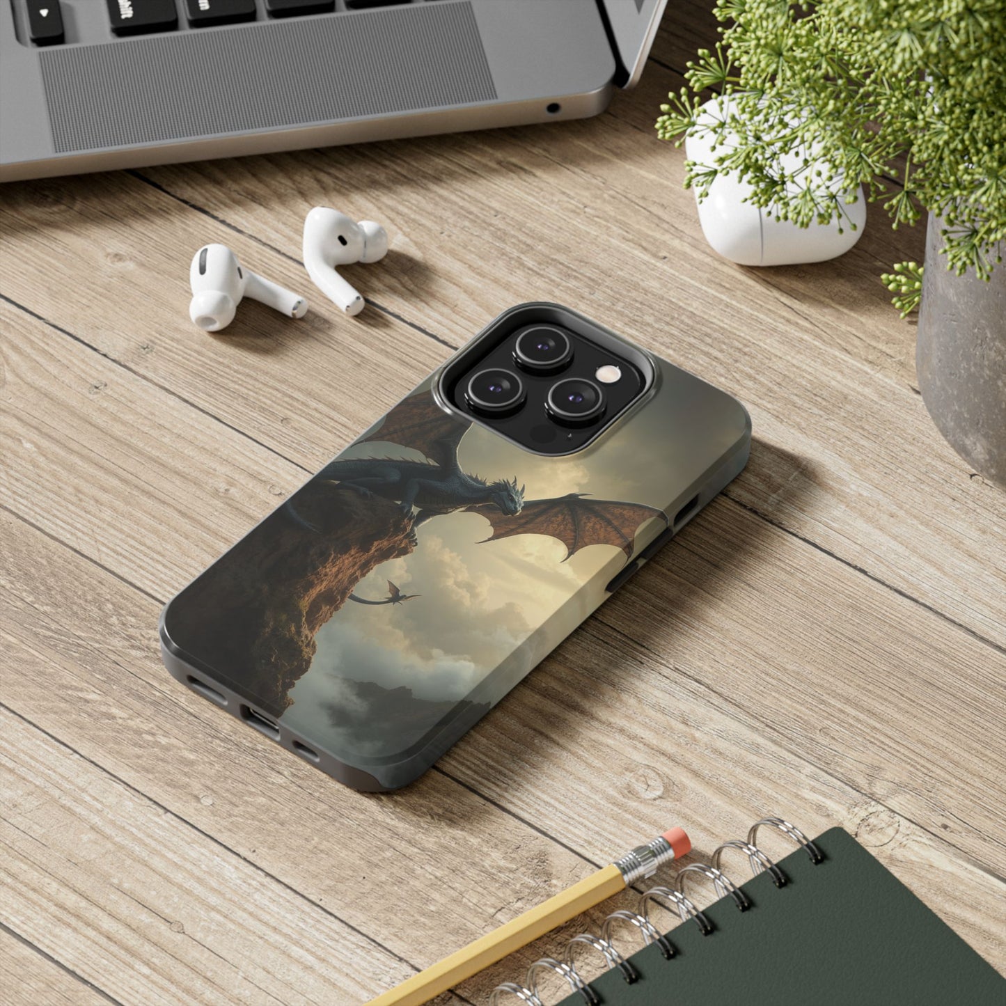 Dragon Fantasy Tough Phone Case - Durable Protection for Adventurers