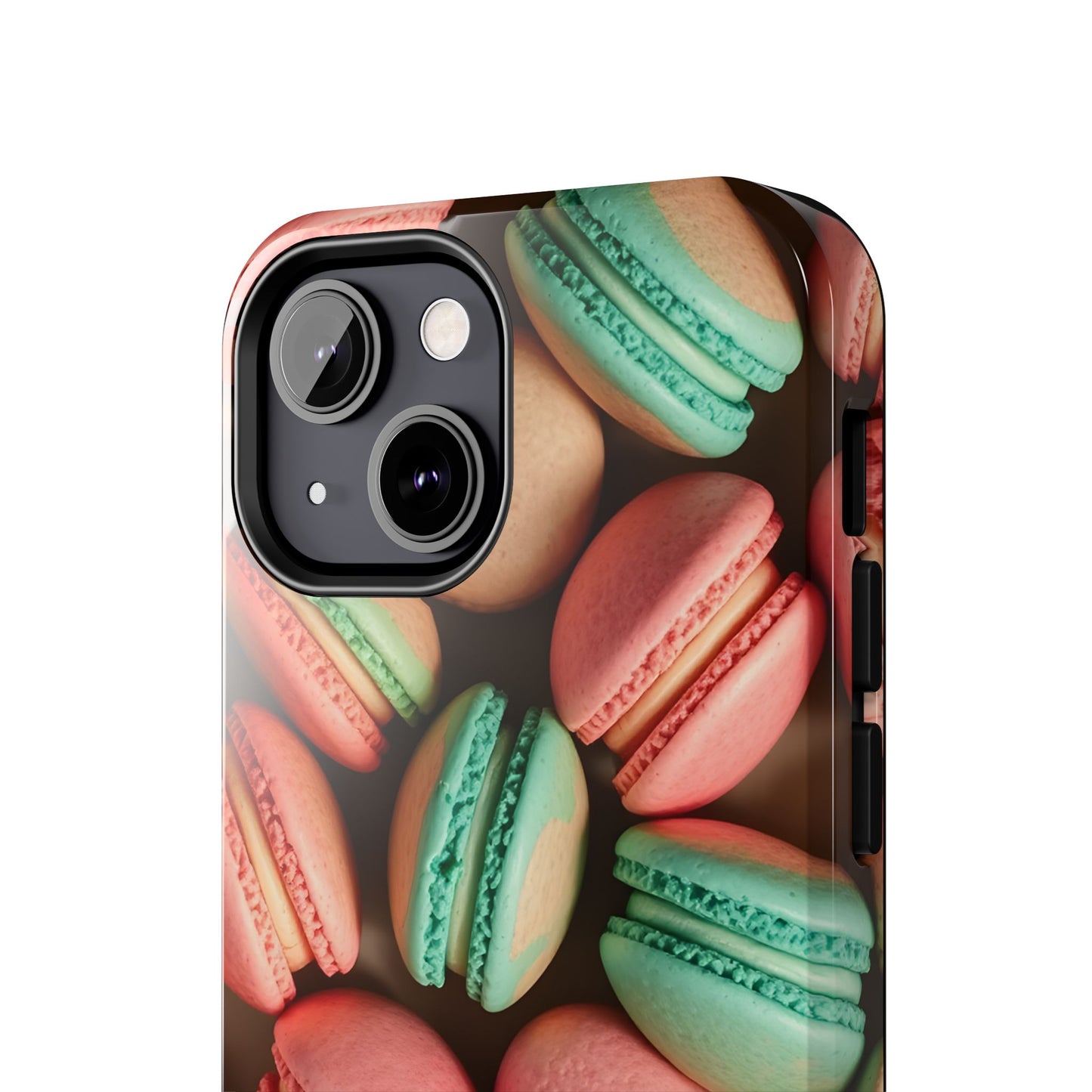 Colorful Tasty Macarons Tough Phone Case - Durable Protection with Sweet Aesthetic - for iPhone
