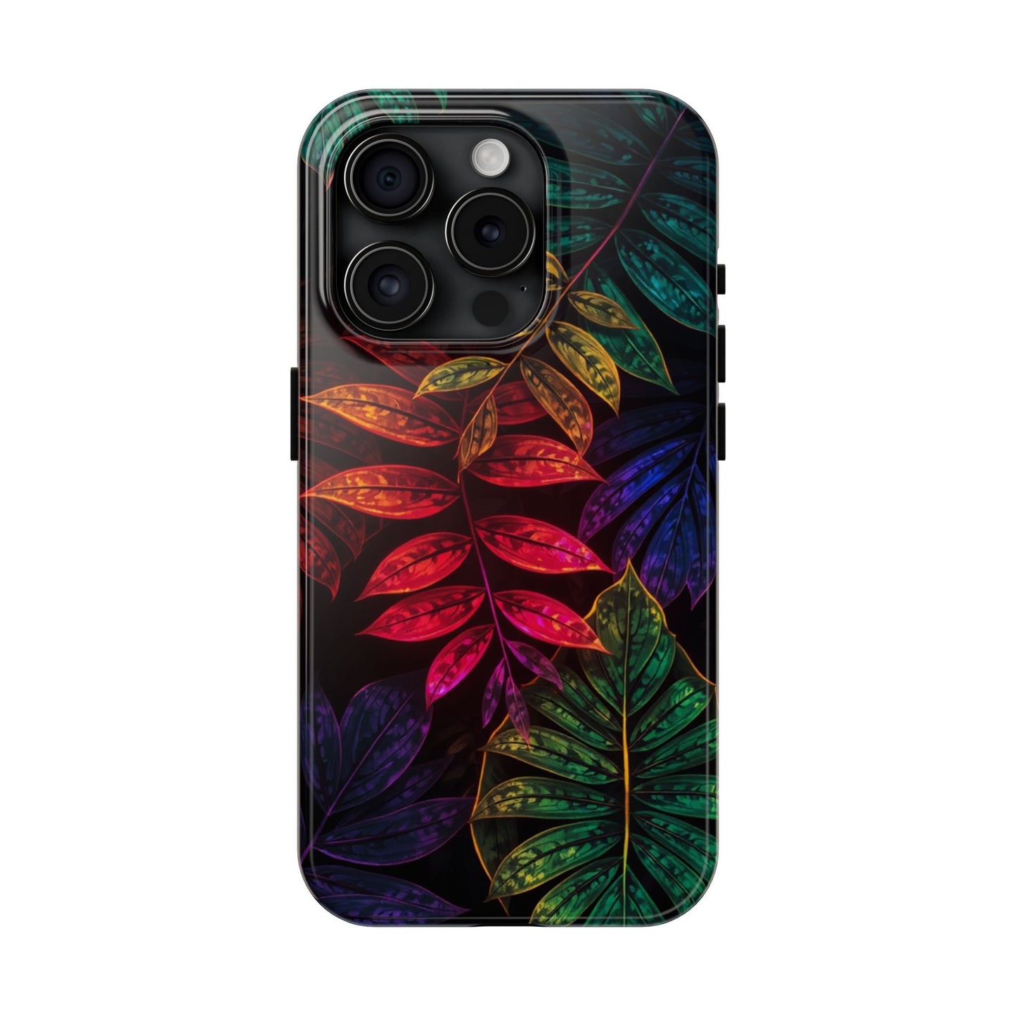 Vibrant Tropical Leaf Tough Phone Case