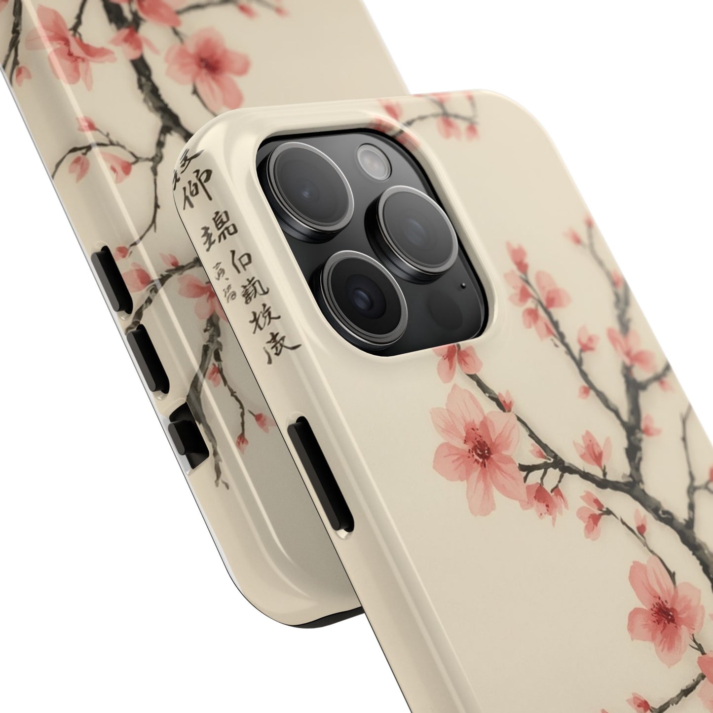 Cherry Blossom Tough Phone Case - Stylish Protection for Nature Lovers
