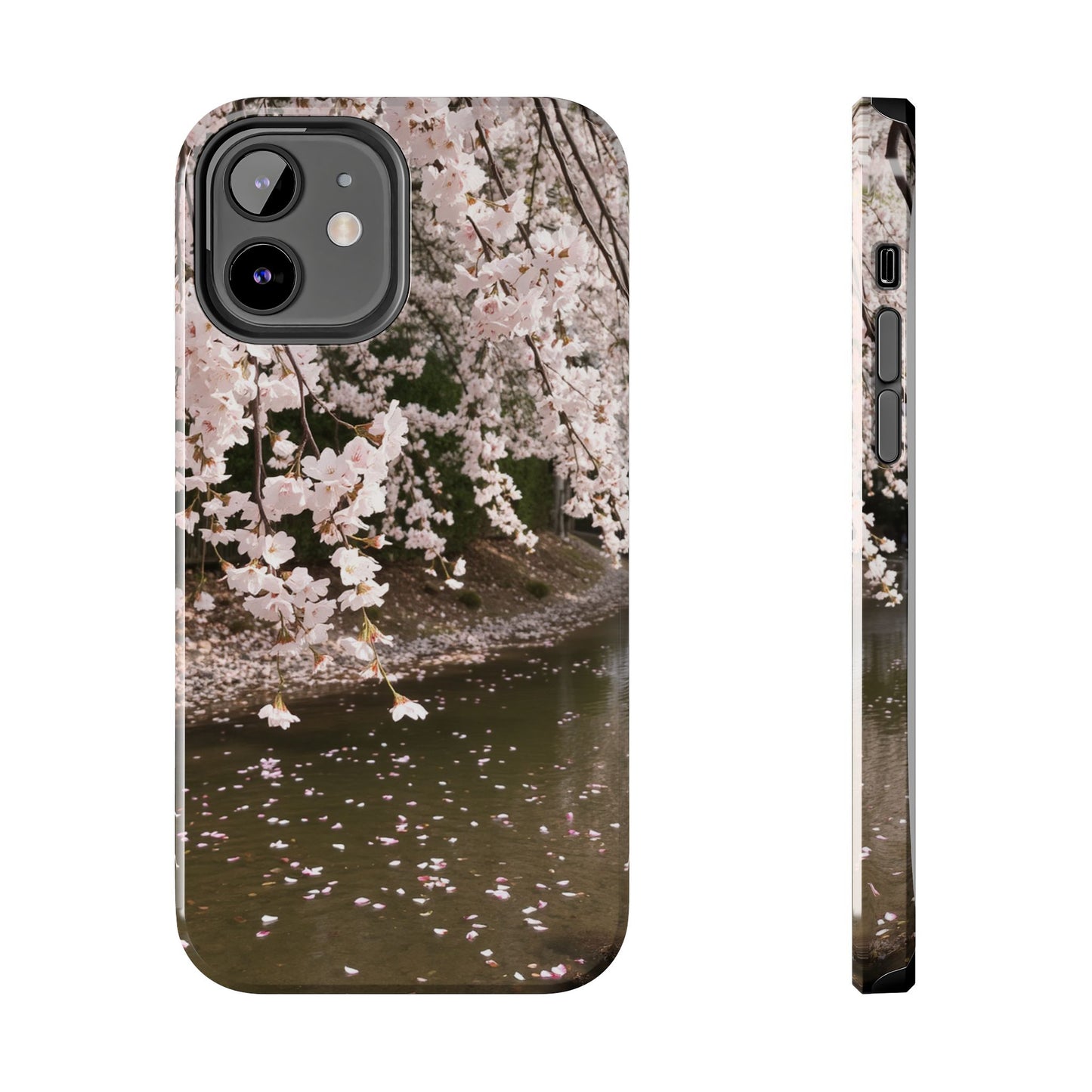 Cherry Blossom Tough Phone Cases - Durable Protection with Floral Serenity