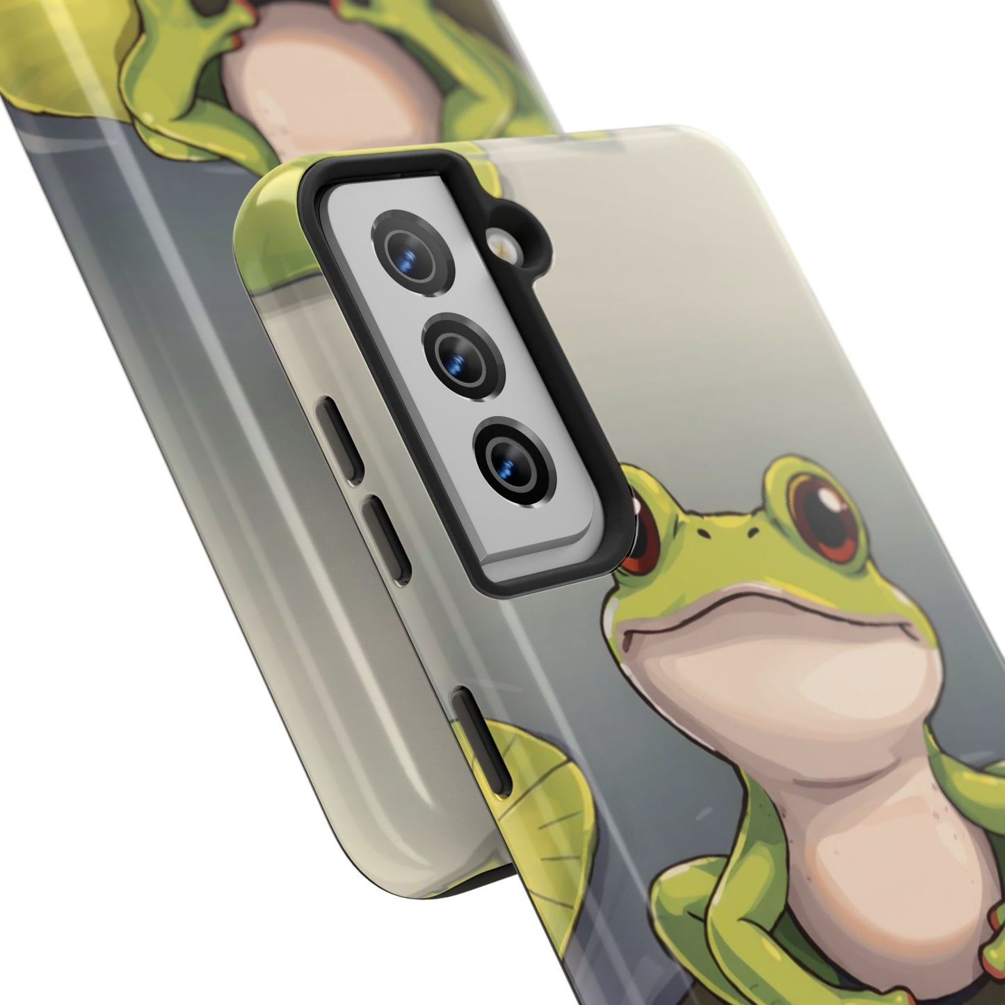 Cute Frog Tough Phone Case - Durable Protection with Nature Vibe