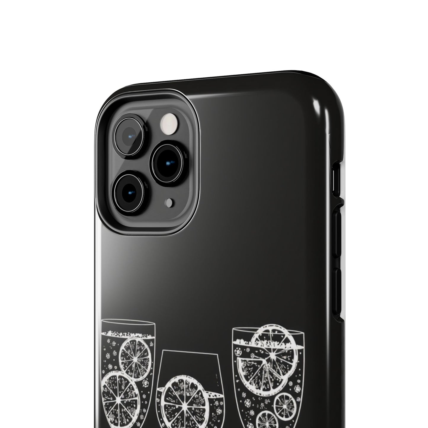 Stylish Tough Phone Cases with Citrus Glass Design, Protective Cases for Parties, Summer Events, and Everyday Use