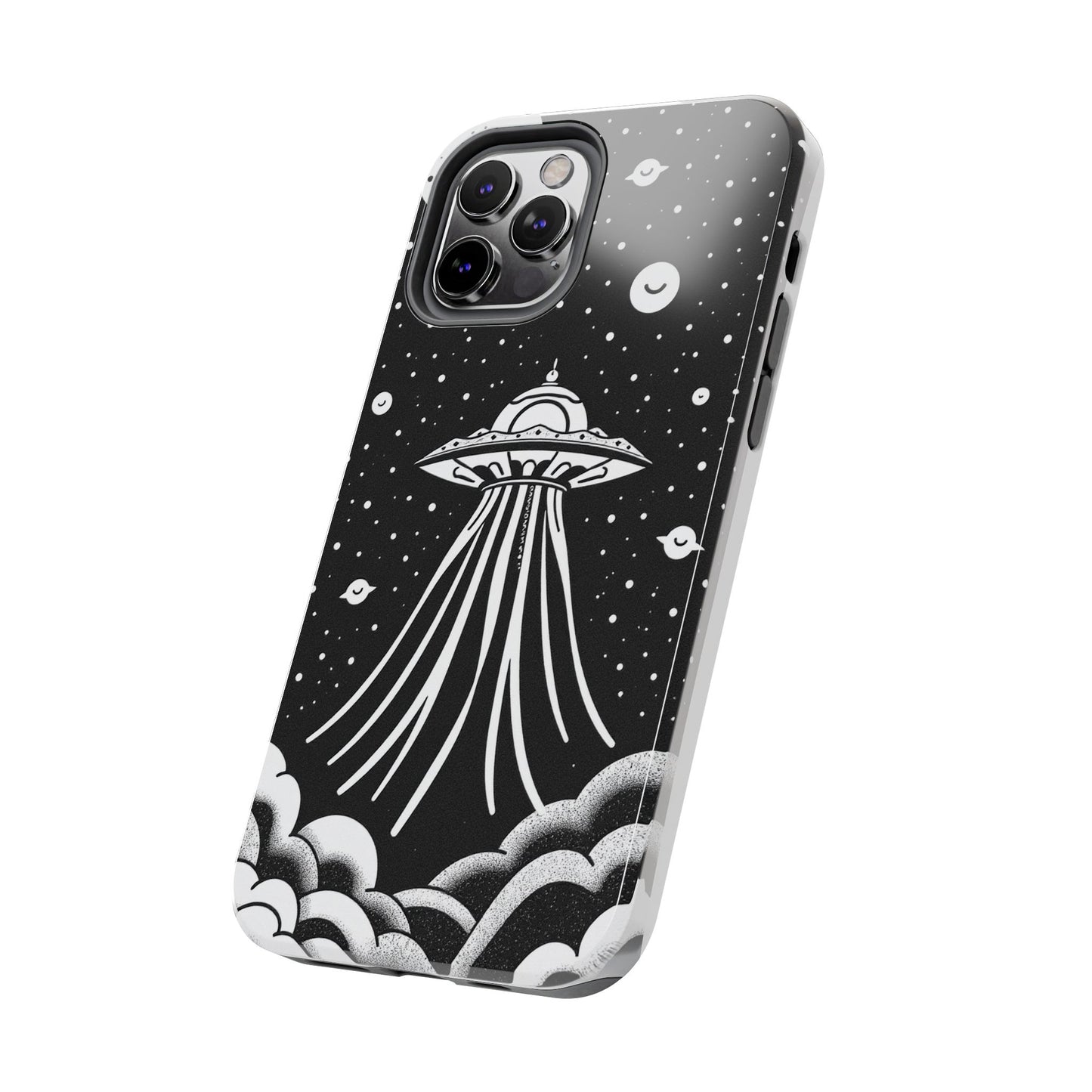 Galaxy UFO Tough Phone Case - Durable Protection with Unique Space Design