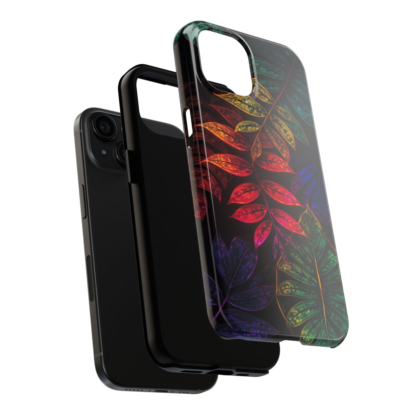 Vibrant Tropical Leaf Tough Phone Case
