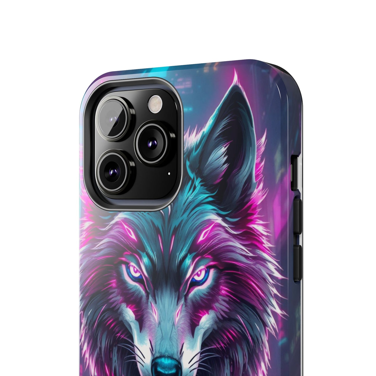 Fierce Wolf Phone Case - Tough & Vibrant Design for Animal Lovers