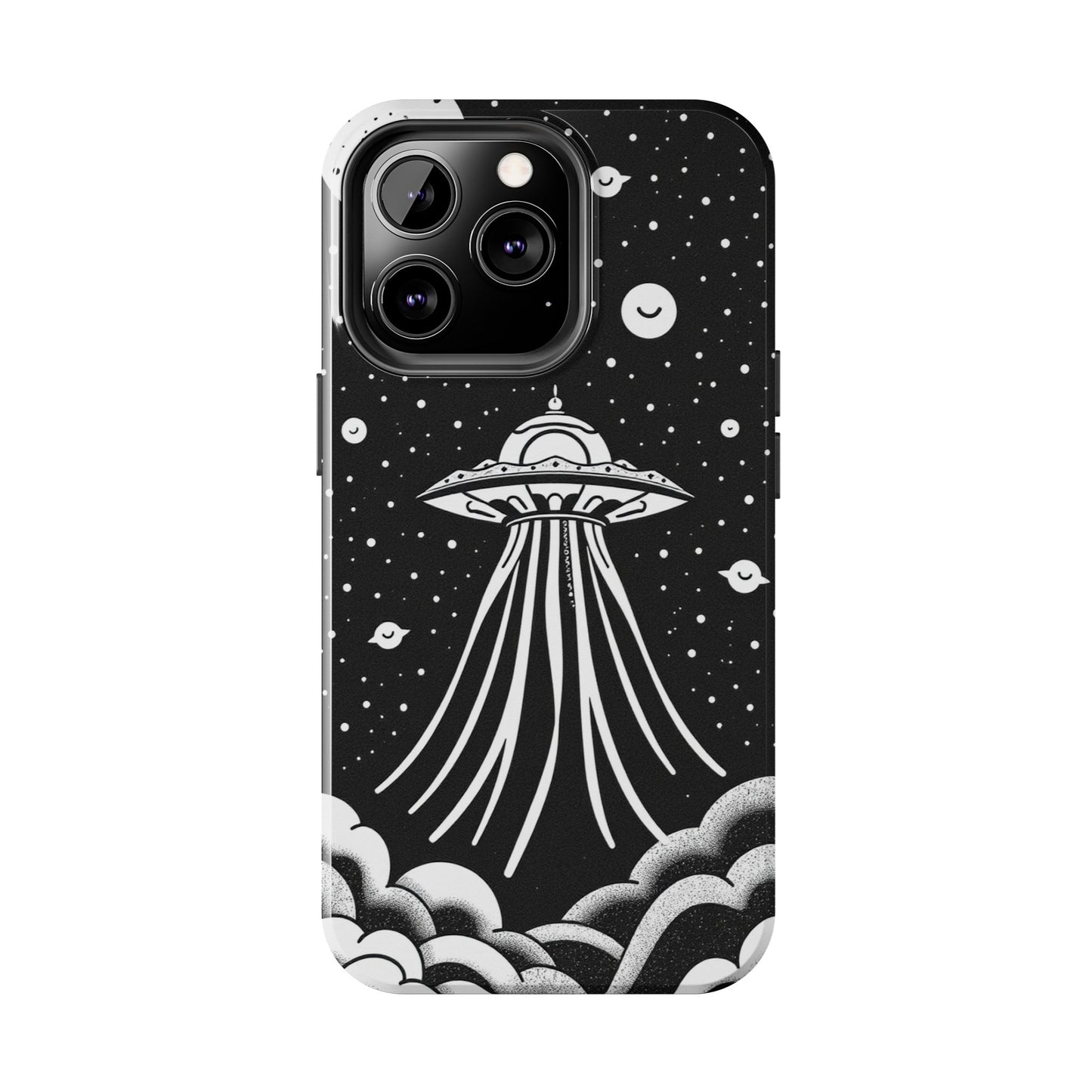 Galaxy UFO Tough Phone Case - Durable Protection with Unique Space Design