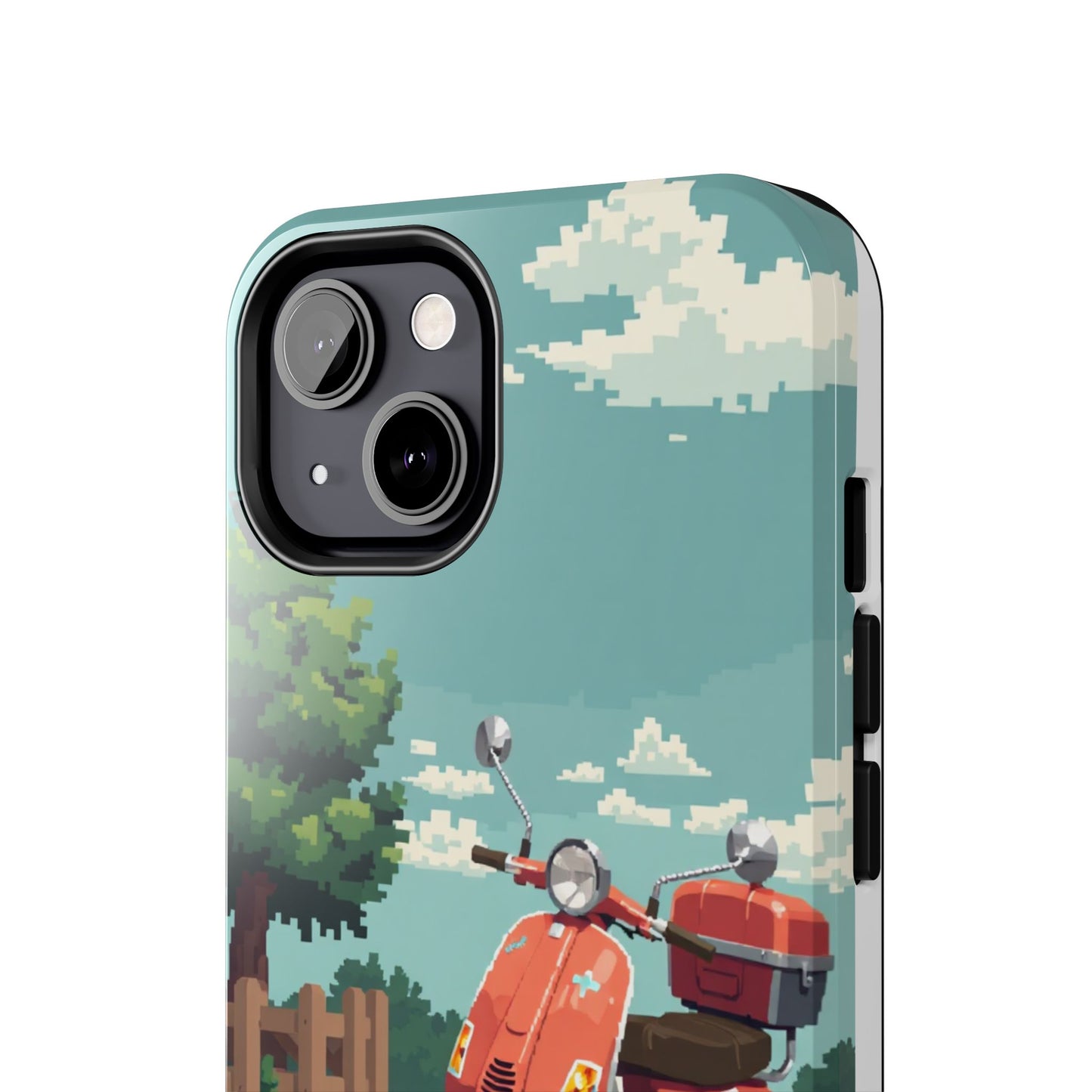 Retro Scooter Phone Case - Tough & Stylish Protection