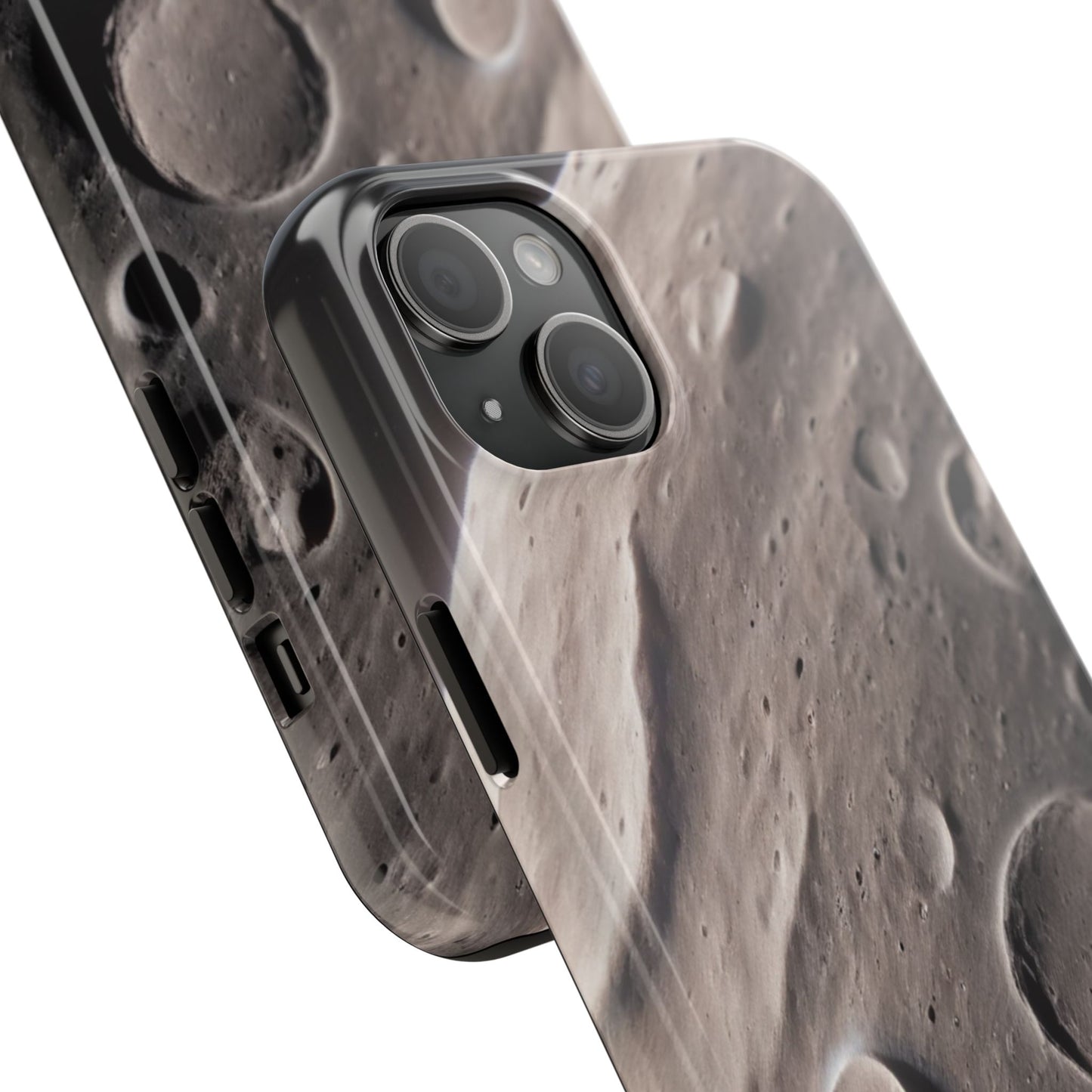 Celestial Moon Surface Tough Phone Case | Durable Space-Themed Design - for iPhone