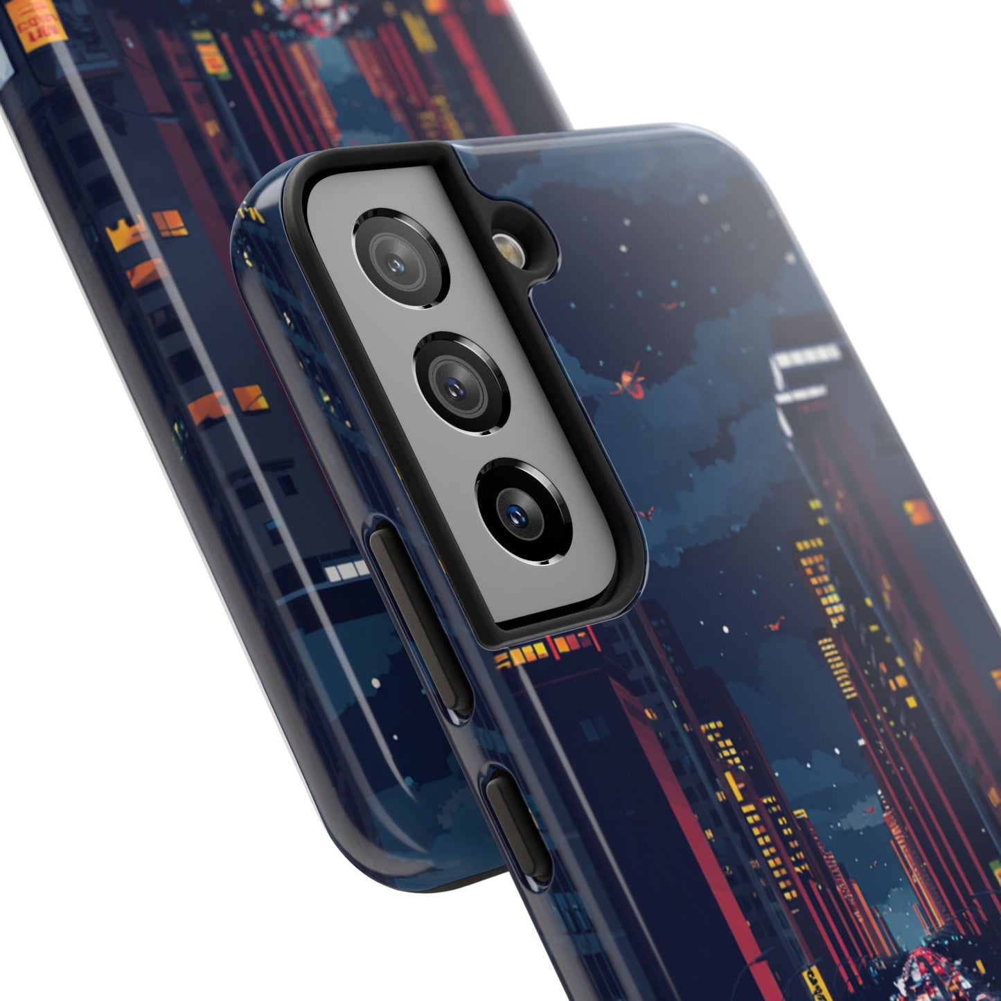 Urban Nightlife Tough Phone Case - Durable & Stylish Protection