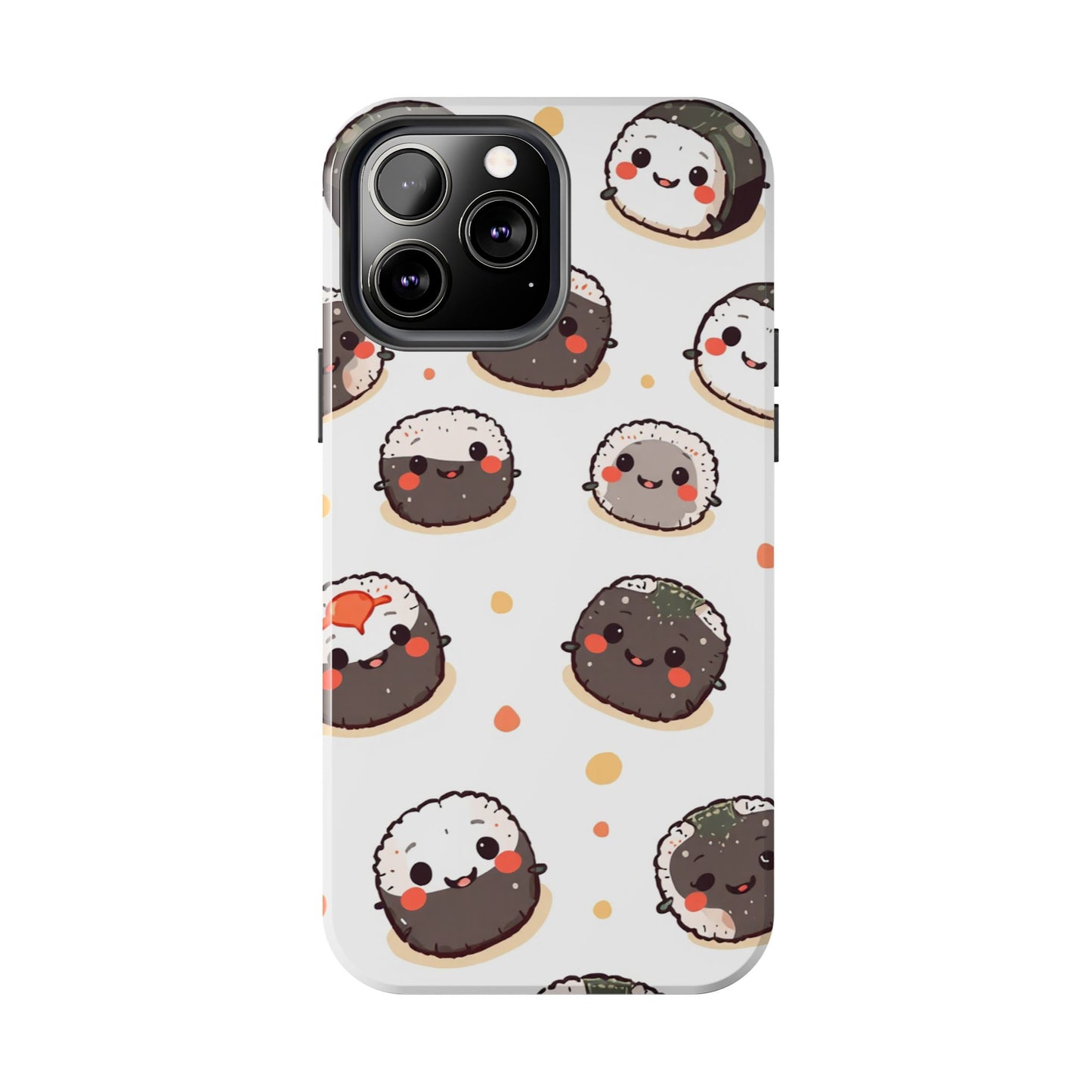 Cute Sushi Tough Phone Case - Kawaii Design for Food Lovers