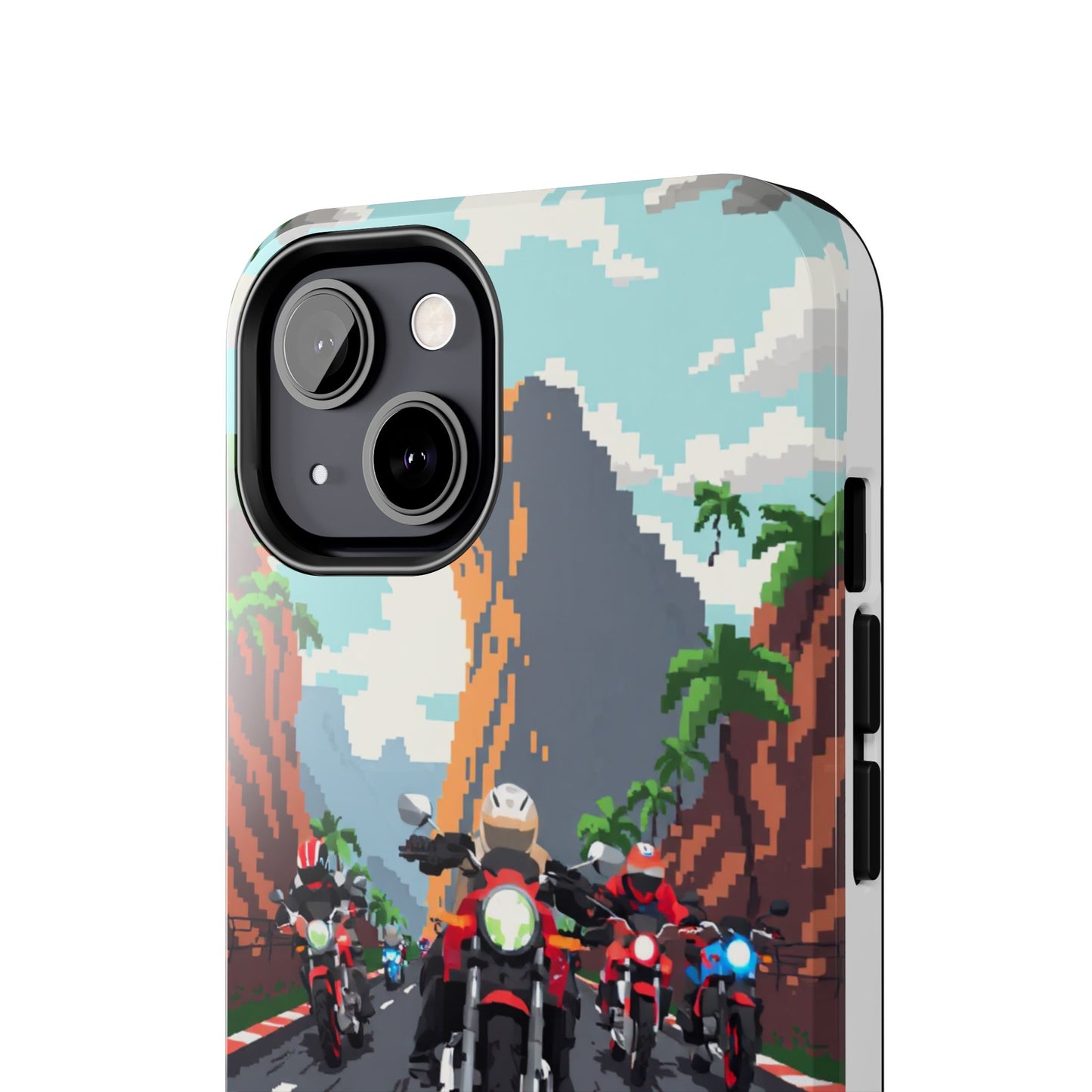 Retro Biker Tough Phone Case - Perfect for Motorcycle Lovers