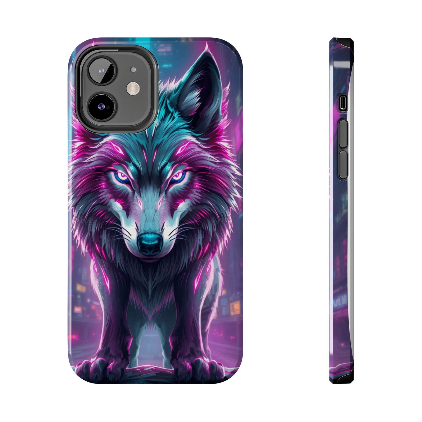 Fierce Wolf Phone Case - Tough & Vibrant Design for Animal Lovers