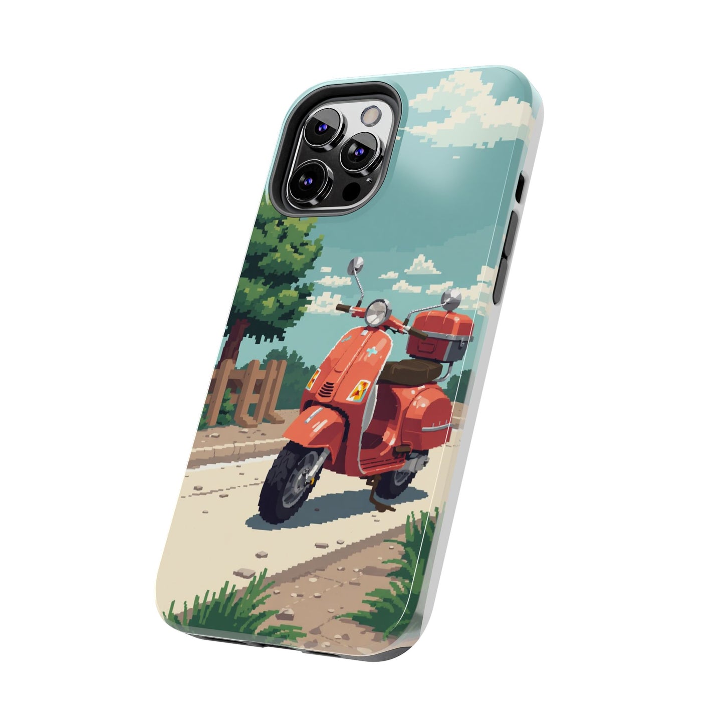 Retro Scooter Phone Case - Tough & Stylish Protection