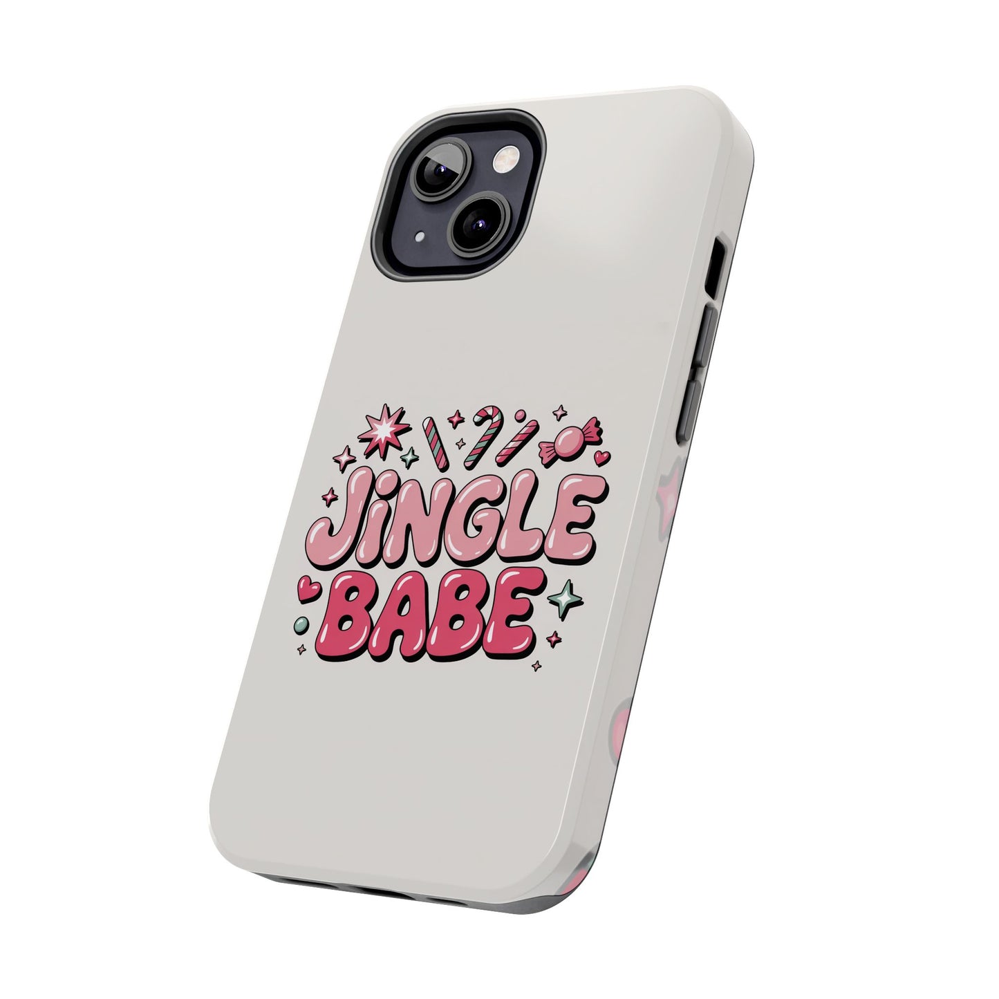 Jingle Babe Tough Phone Case - Festive Holiday Protection for Your iPhone