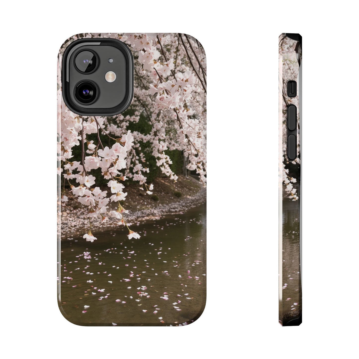 Cherry Blossom Tough Phone Cases - Durable Protection with Floral Serenity