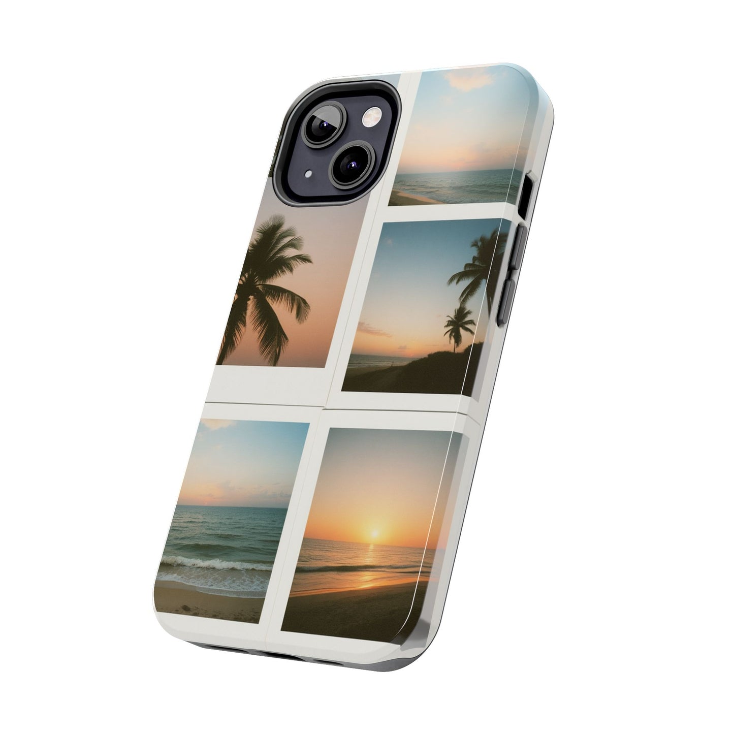 Tropical Sunset Tough Phone Case - Beach Vibes for Summer Adventures
