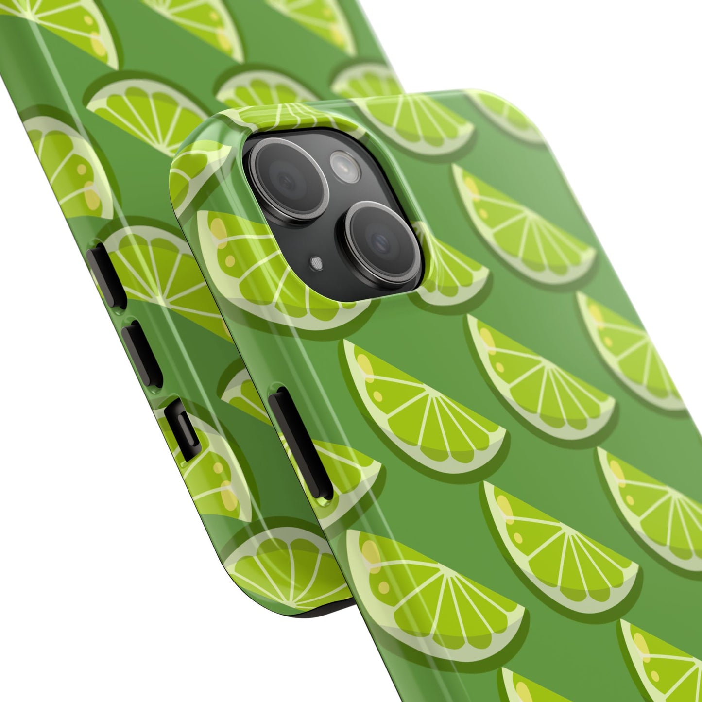 Lime Slice Tough Phone Case - Green Party - for iPhone