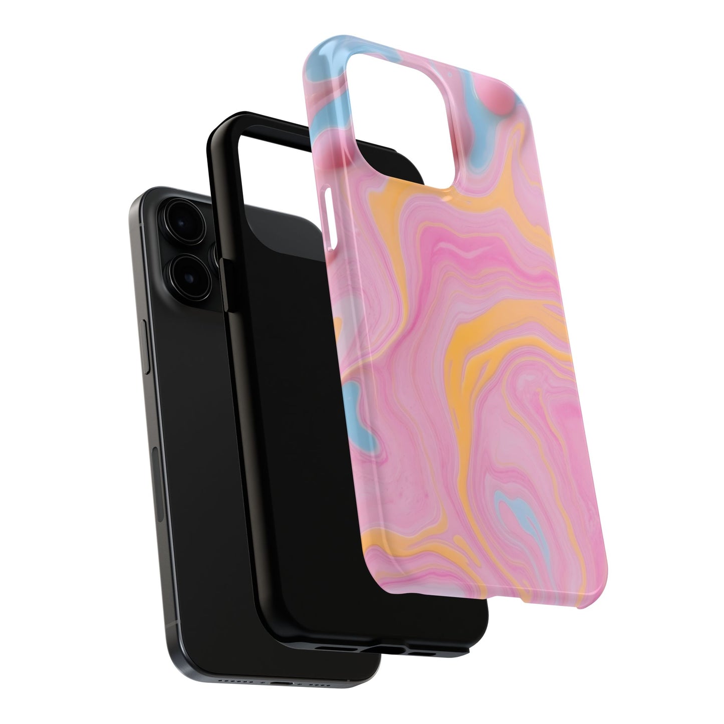 Liquid Candy Abstract Tough Phone Case - Durable Protection with Artistic Design - for iPhone