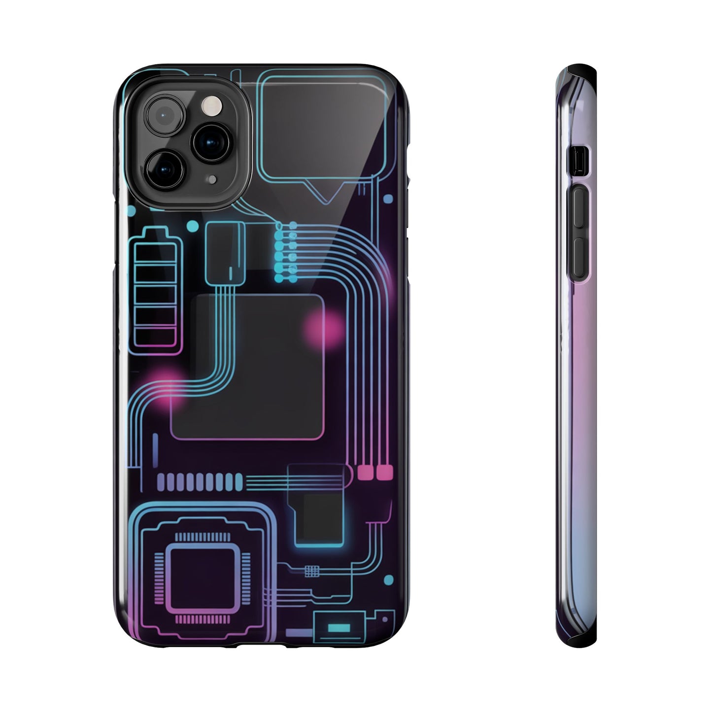 Cyberpunk Circuits Tough Phone Case