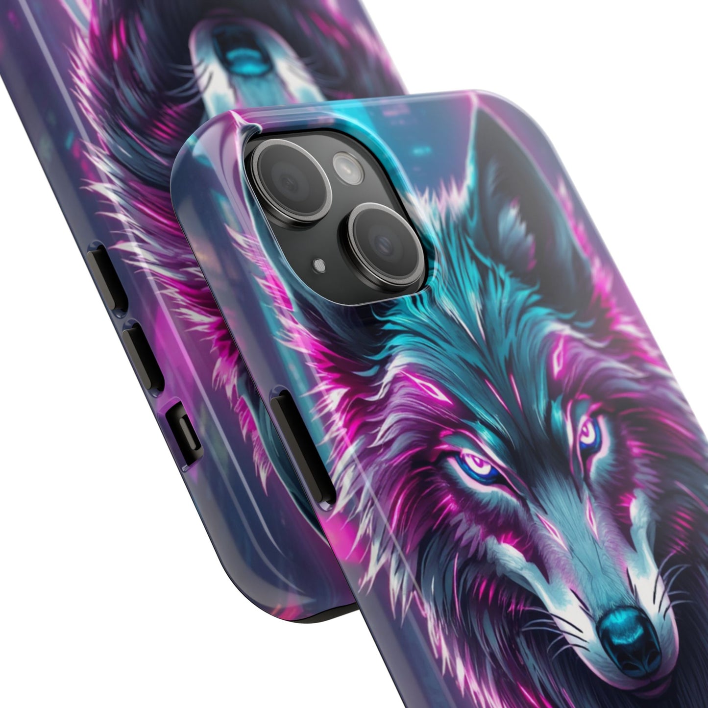 Fierce Wolf Phone Case - Tough & Vibrant Design for Animal Lovers