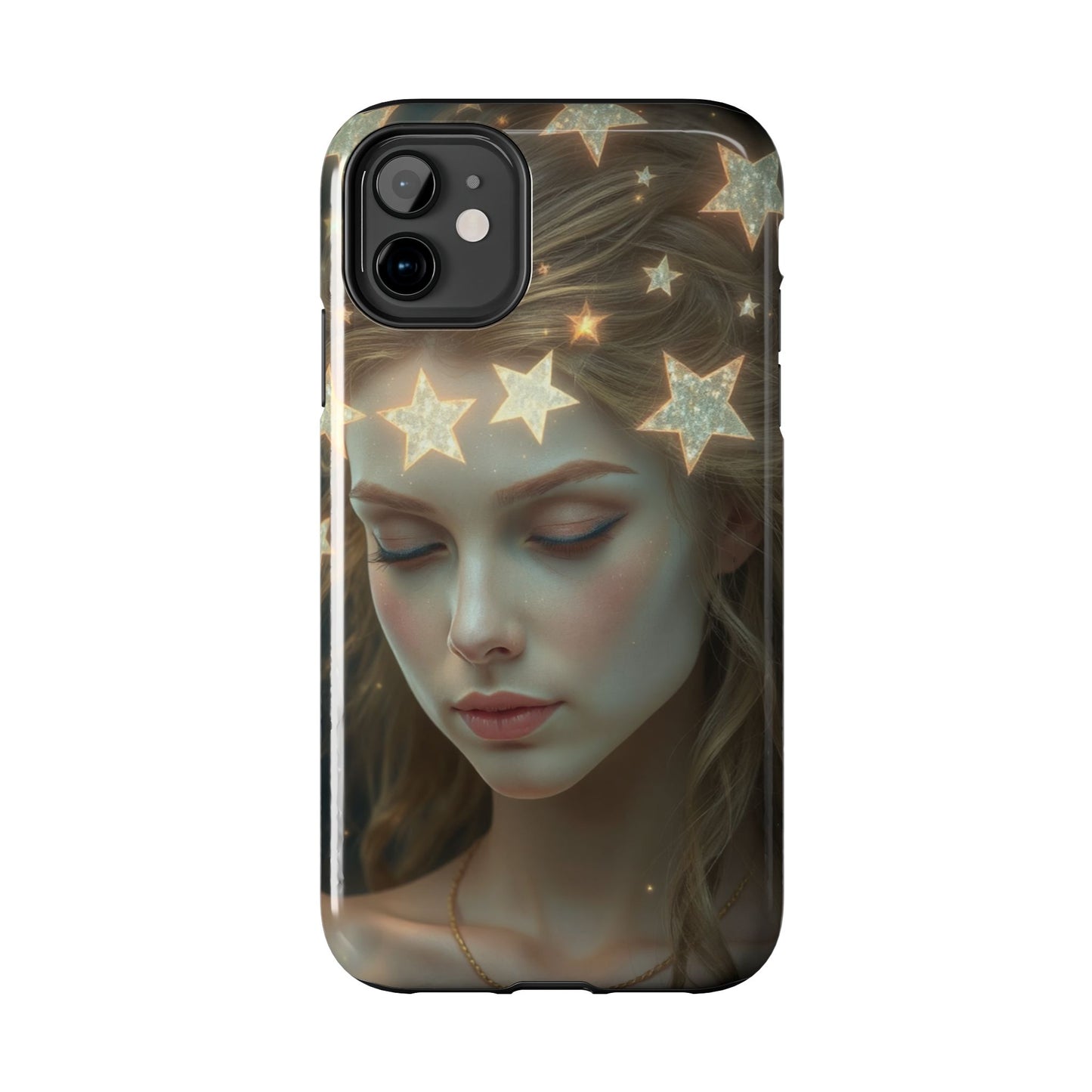 Celestial Dream Tough Phone Case - Artistic Starry Design for Style Enthusiasts