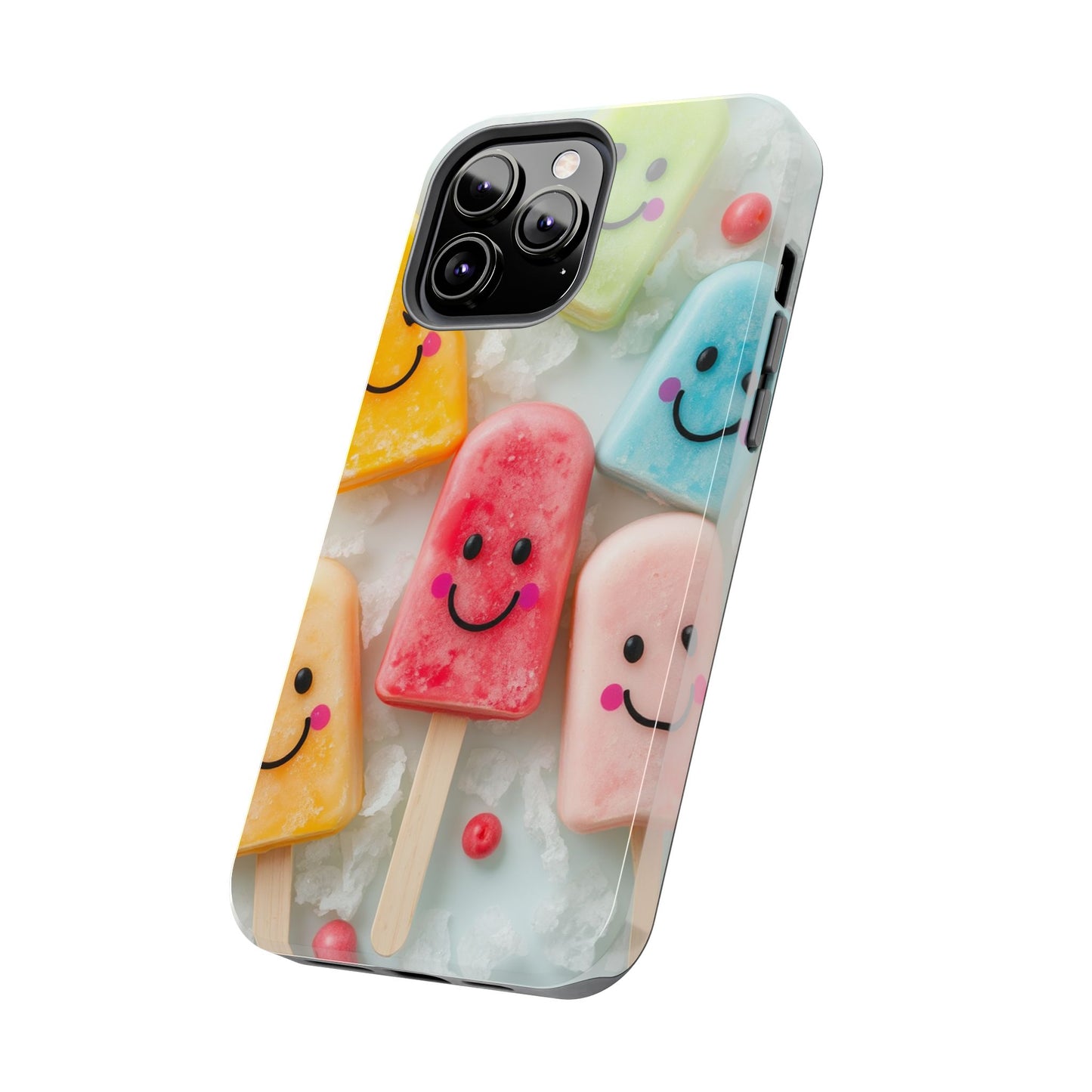 Cute Smile Popsicle Tough Phone Case - Fun Protection for Your Device