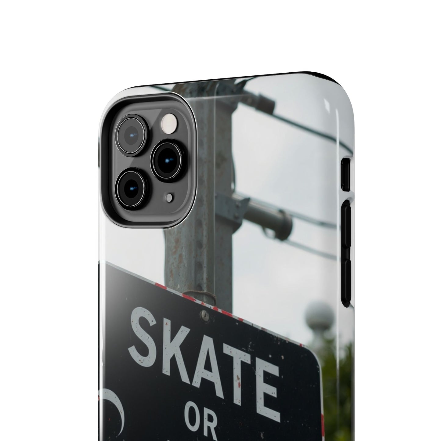 Black Sign Skate or Die Design - Tough Phone Case for iPhone