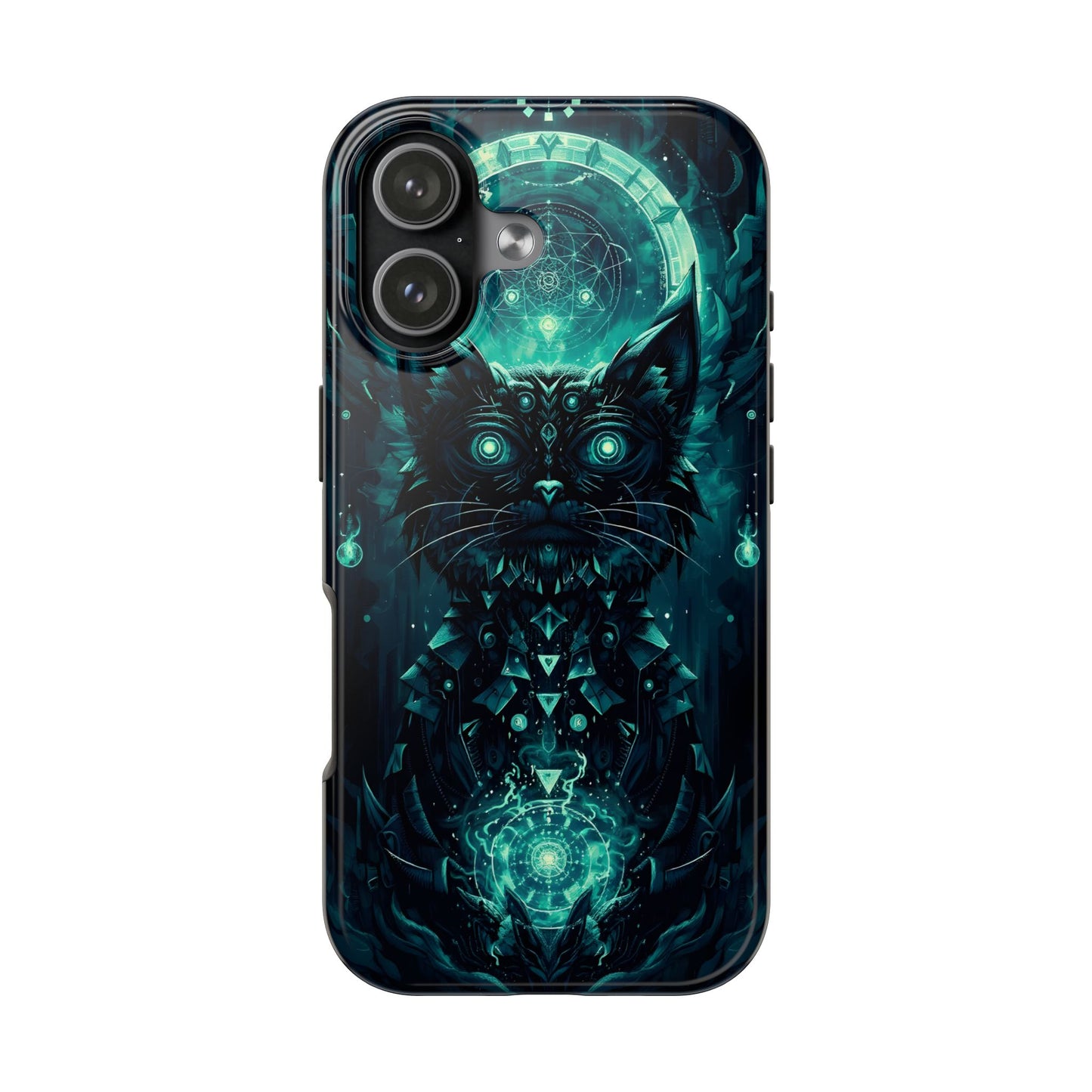 Mystical Dark Cat Phone Case - Tough Protective Cover for Cat Lovers - for iPhone