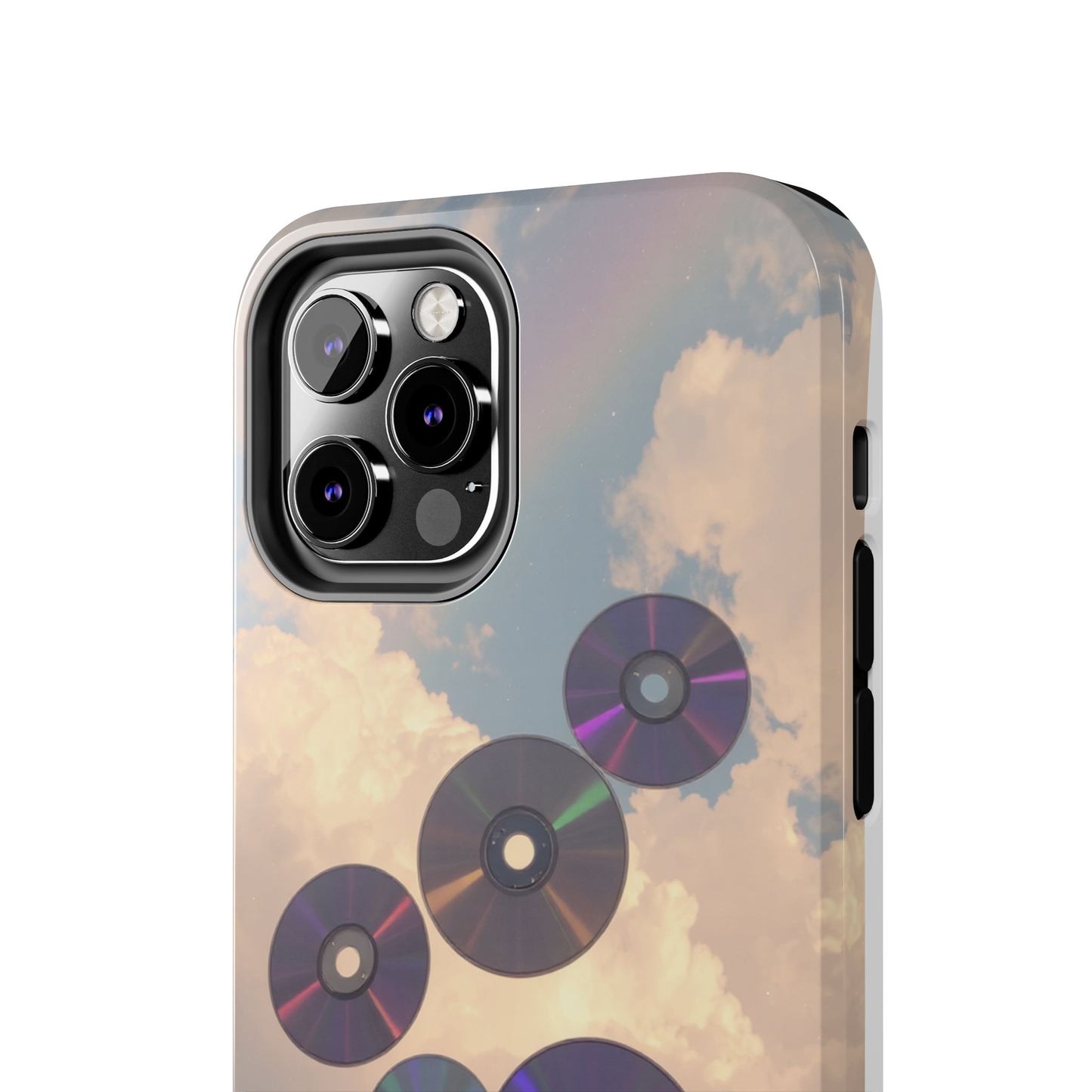 Vibrant Cloud CD Tough Phone Case - Durable and Stylish
